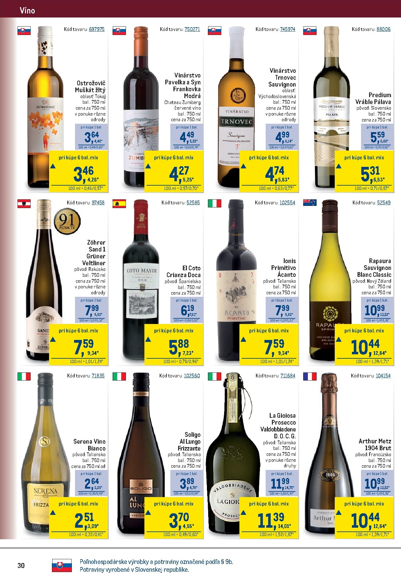 metro - Leták Metro - Maloobchod platný od 25.03.2026 do 07.04.2026 - page: 30