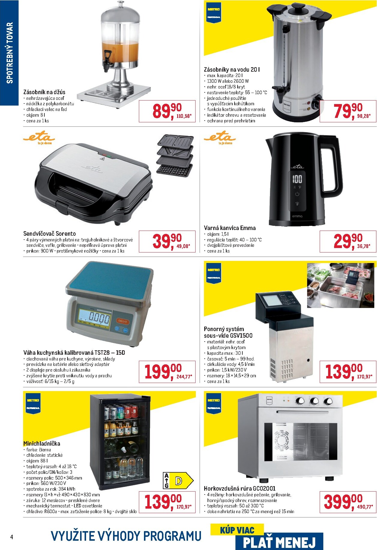 metro - Leták Metro - Spotrebný tovar platný od 25.03.2026 do 07.04.2026 - page: 4