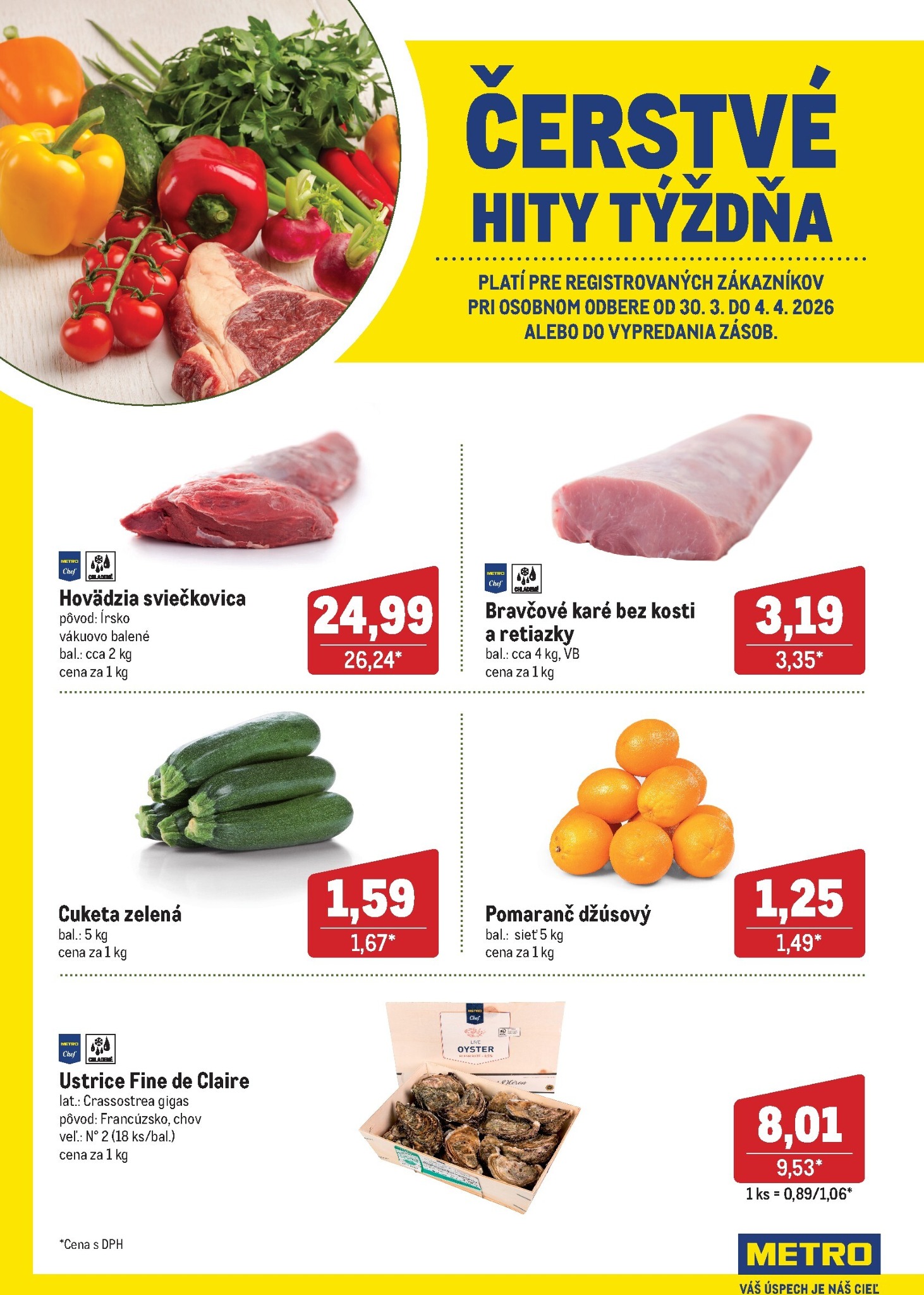 metro - Leták Metro - Čerstvé hity týždňa platný od 30.03.2026 do 04.04.2026