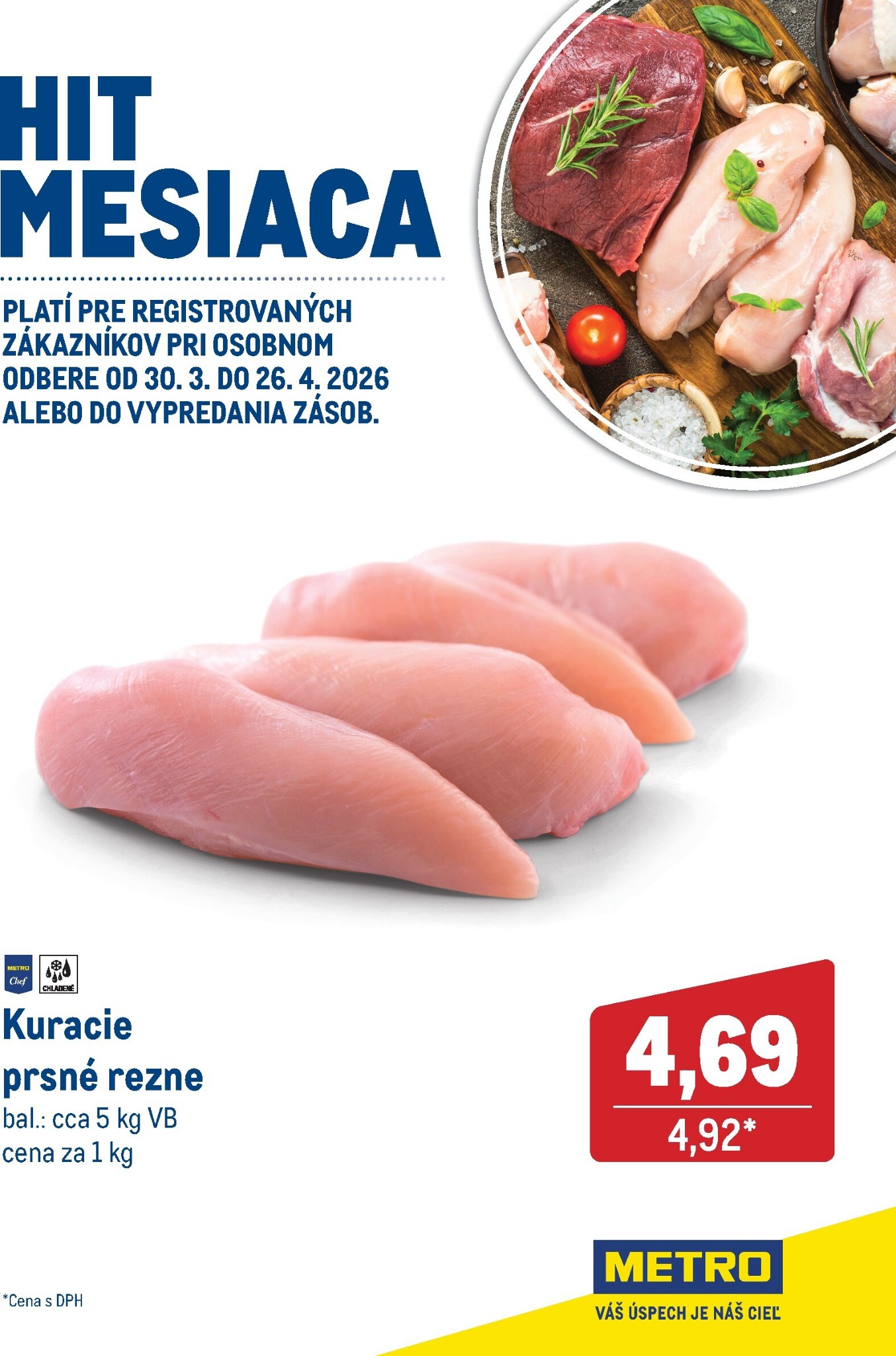 metro - Leták Metro - Hit mesiaca platný od 30.03.2026 do 26.04.2026 - page: 1