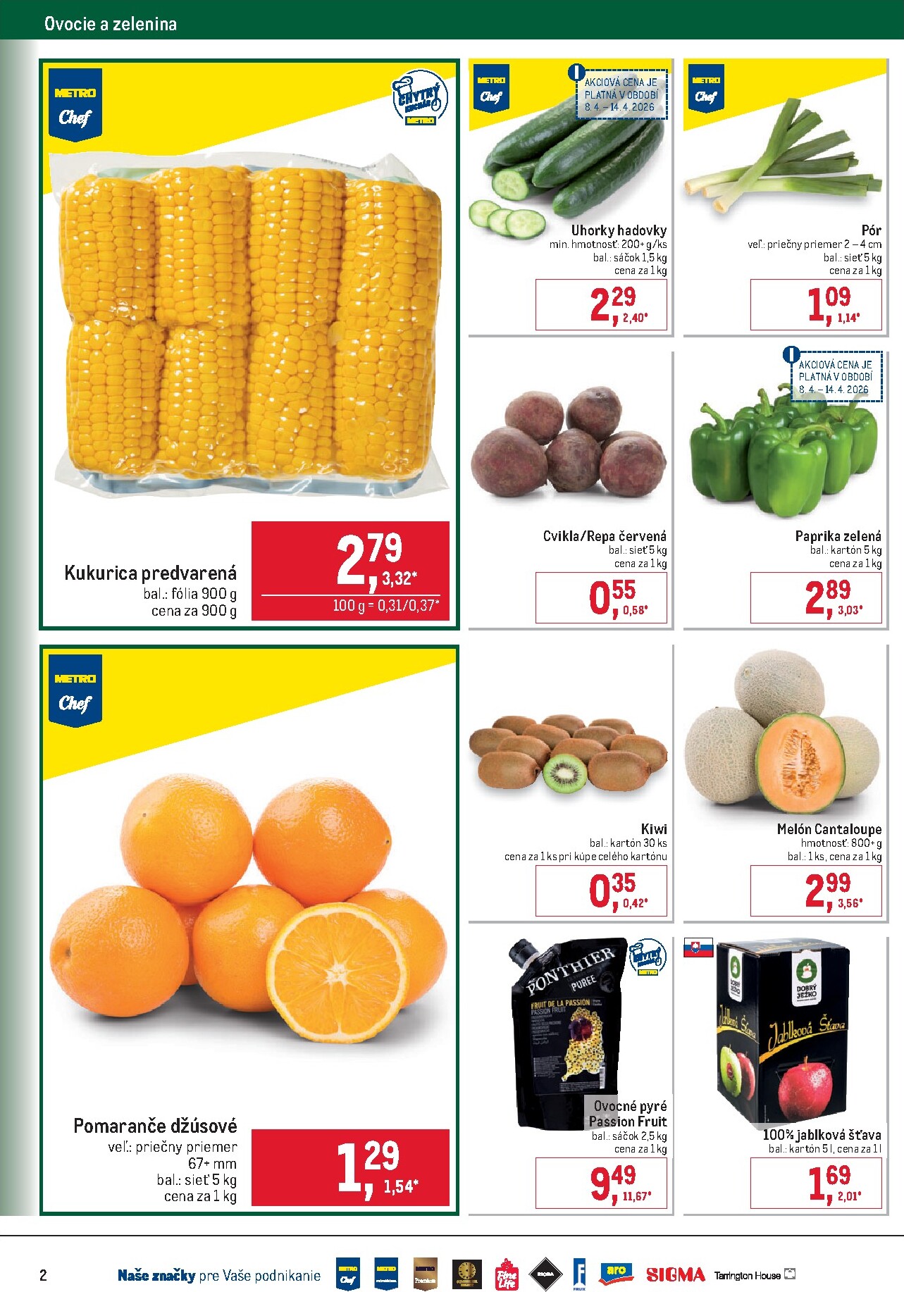 metro - Aktuálny leták Metro - Gastronómia platný od stredy, 08.04.2026 do utorka, 21.04.2026 - page: 2