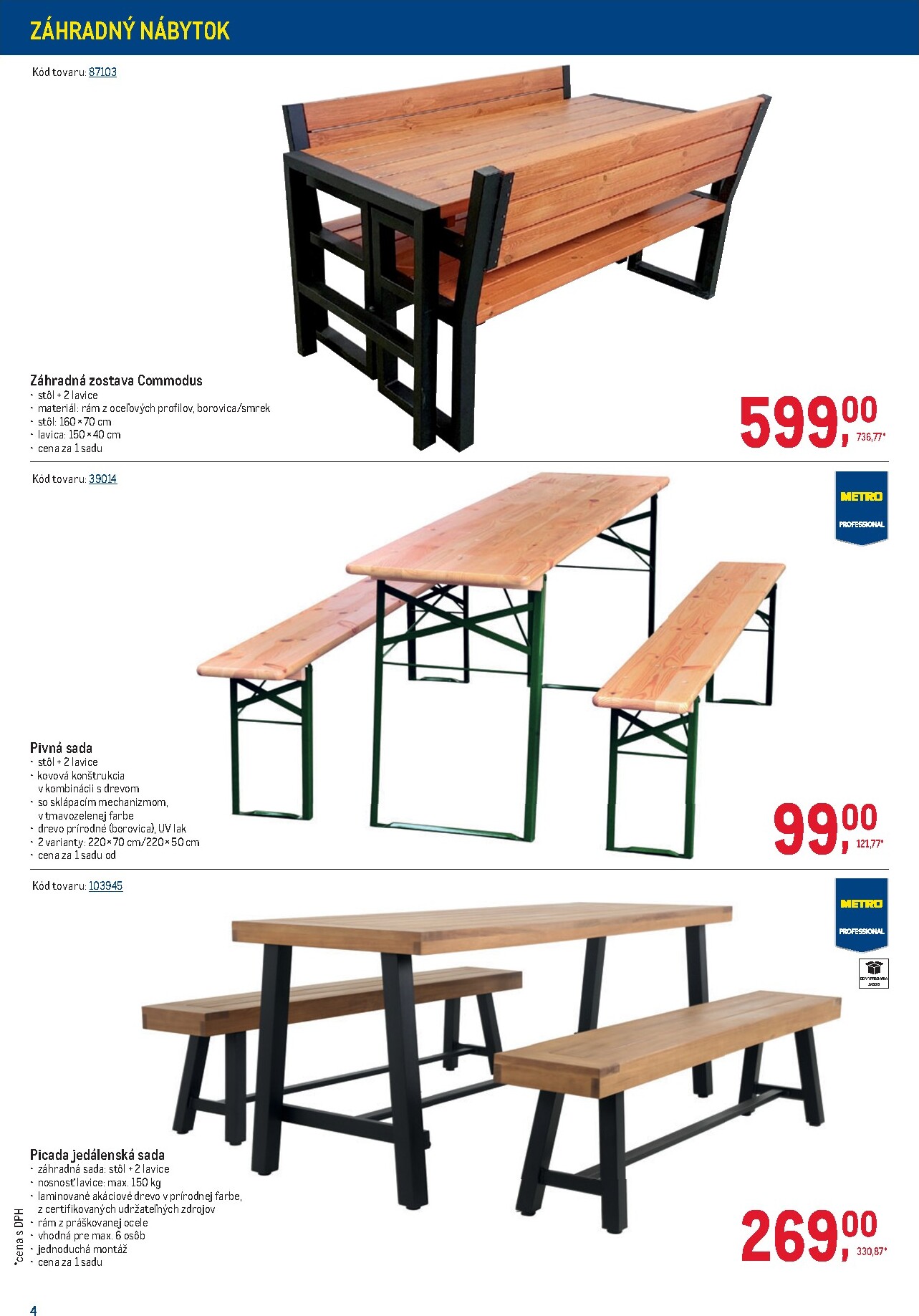 metro - Aktuálny leták Metro - Vonkajšie vybavenie 2 platný od stredy, 08.04.2026 do utorka, 05.05.2026 - page: 4