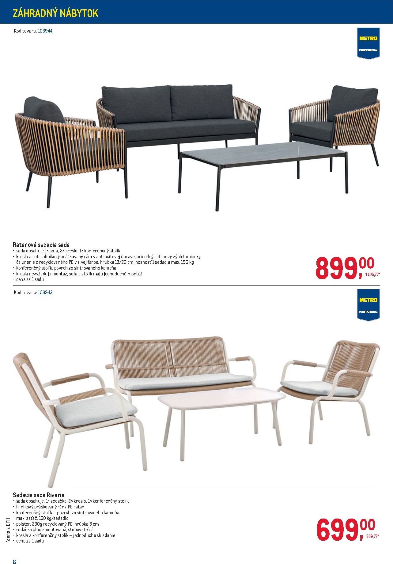 metro - Aktuálny leták Metro - Vonkajšie vybavenie 2 platný od stredy, 08.04.2026 do utorka, 05.05.2026 - page: 8