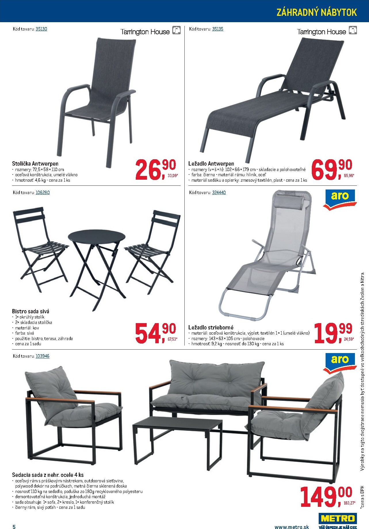 metro - Aktuálny leták Metro - Vonkajšie vybavenie 2 platný od stredy, 08.04.2026 do utorka, 05.05.2026 - page: 5