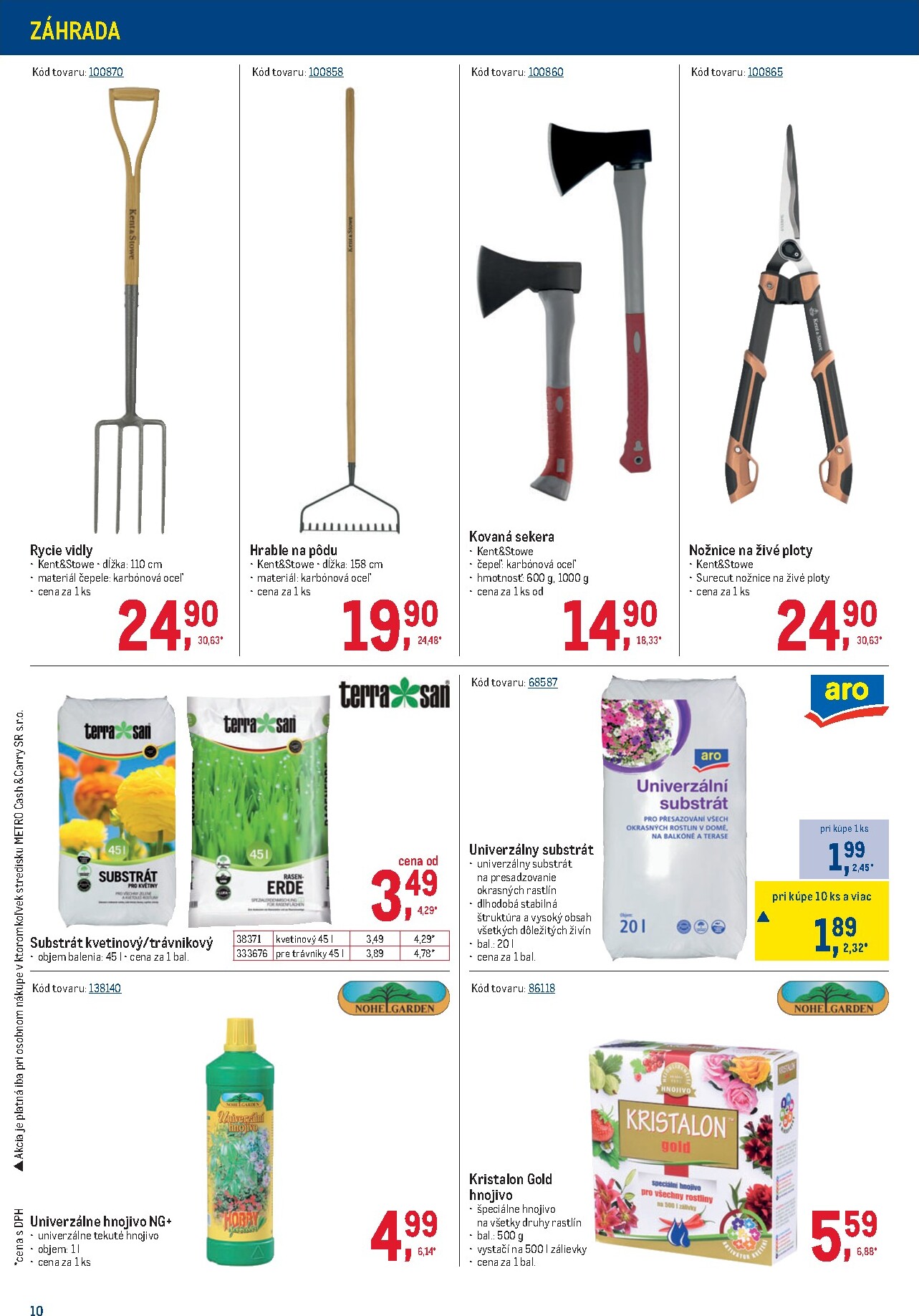 metro - Aktuálny leták Metro - Vonkajšie vybavenie 2 platný od stredy, 08.04.2026 do utorka, 05.05.2026 - page: 10