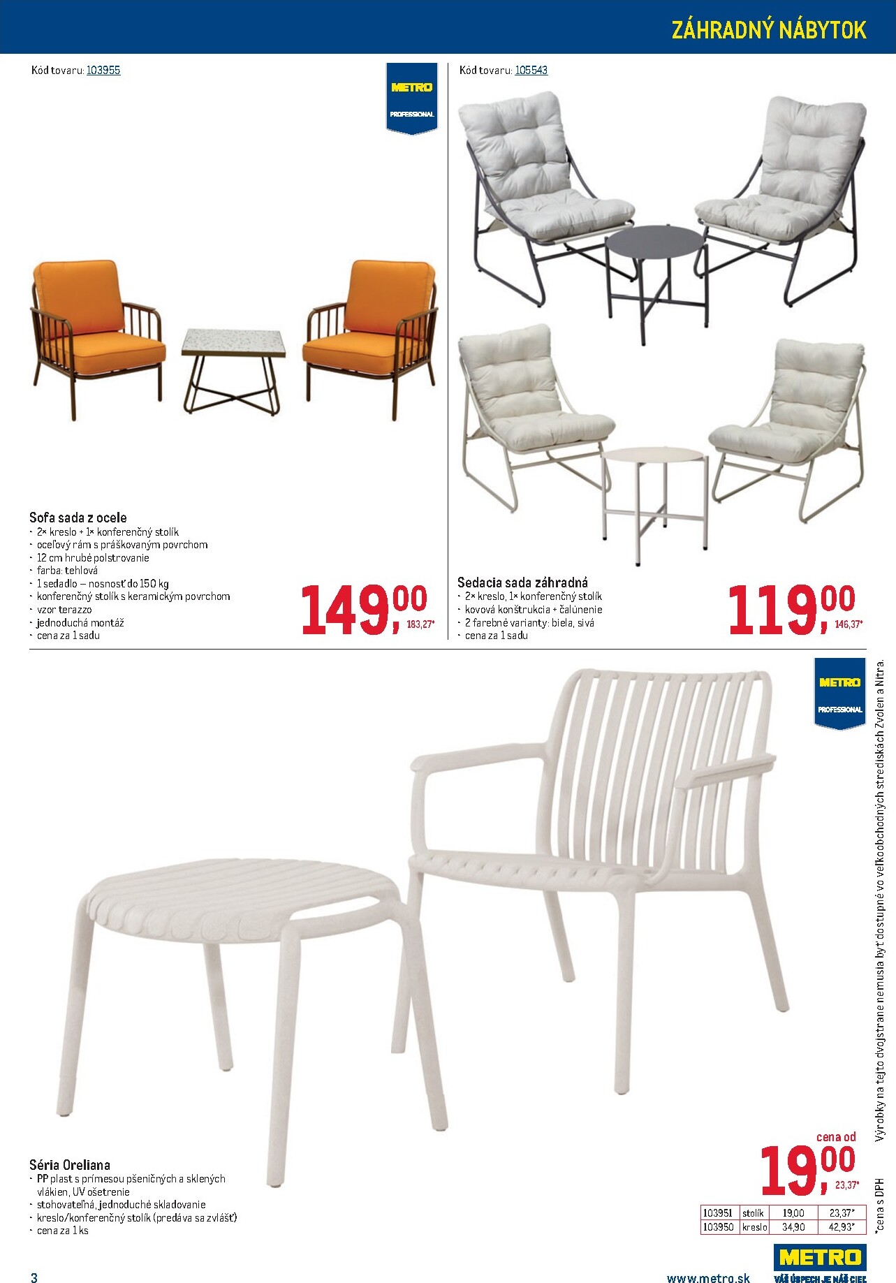 metro - Aktuálny leták Metro - Vonkajšie vybavenie 2 platný od stredy, 08.04.2026 do utorka, 05.05.2026 - page: 3