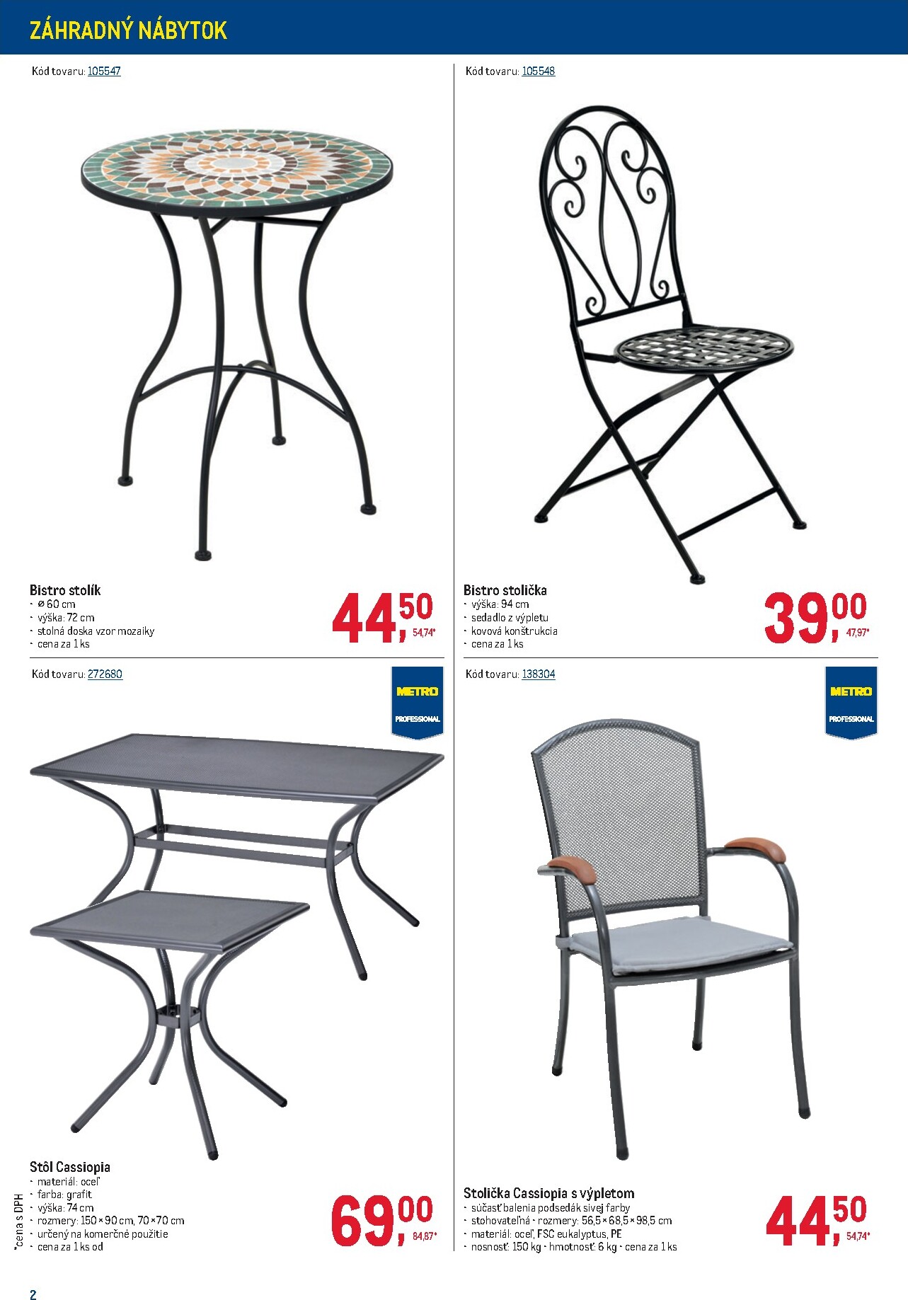 metro - Aktuálny leták Metro - Vonkajšie vybavenie 2 platný od stredy, 08.04.2026 do utorka, 05.05.2026 - page: 2