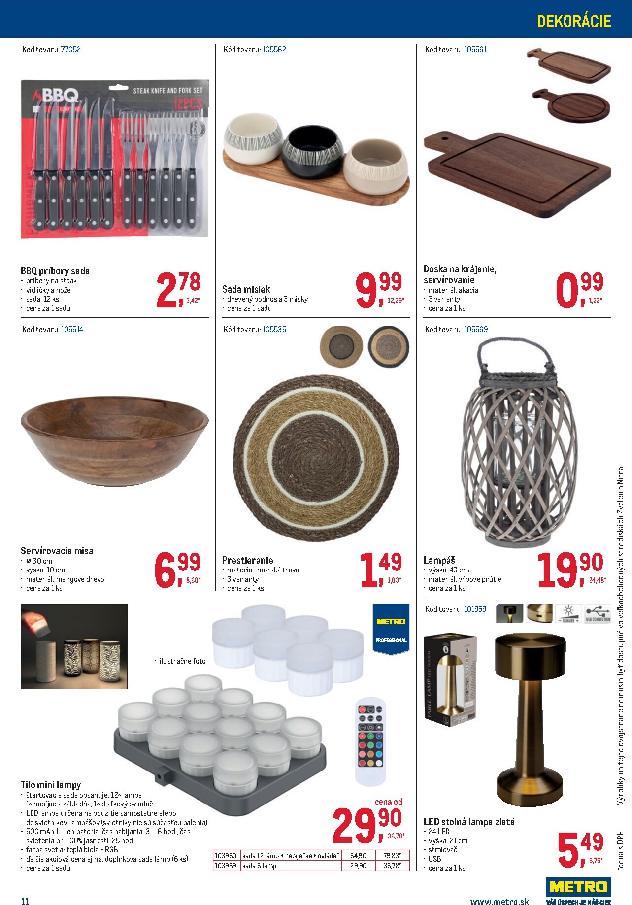 metro - Aktuálny leták Metro - Vonkajšie vybavenie 2 platný od stredy, 08.04.2026 do utorka, 05.05.2026 - page: 11