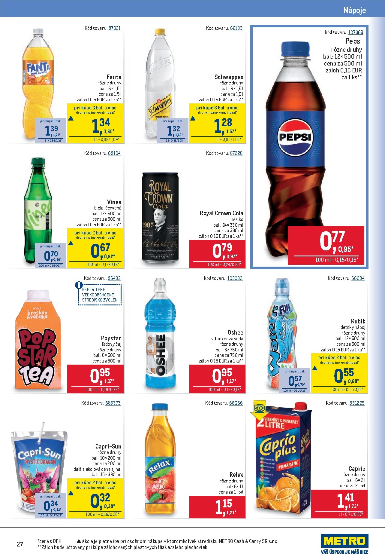 metro - Aktuálny leták Metro - Maloobchod platný od stredy, 08.04.2026 do utorka, 21.04.2026 - page: 27