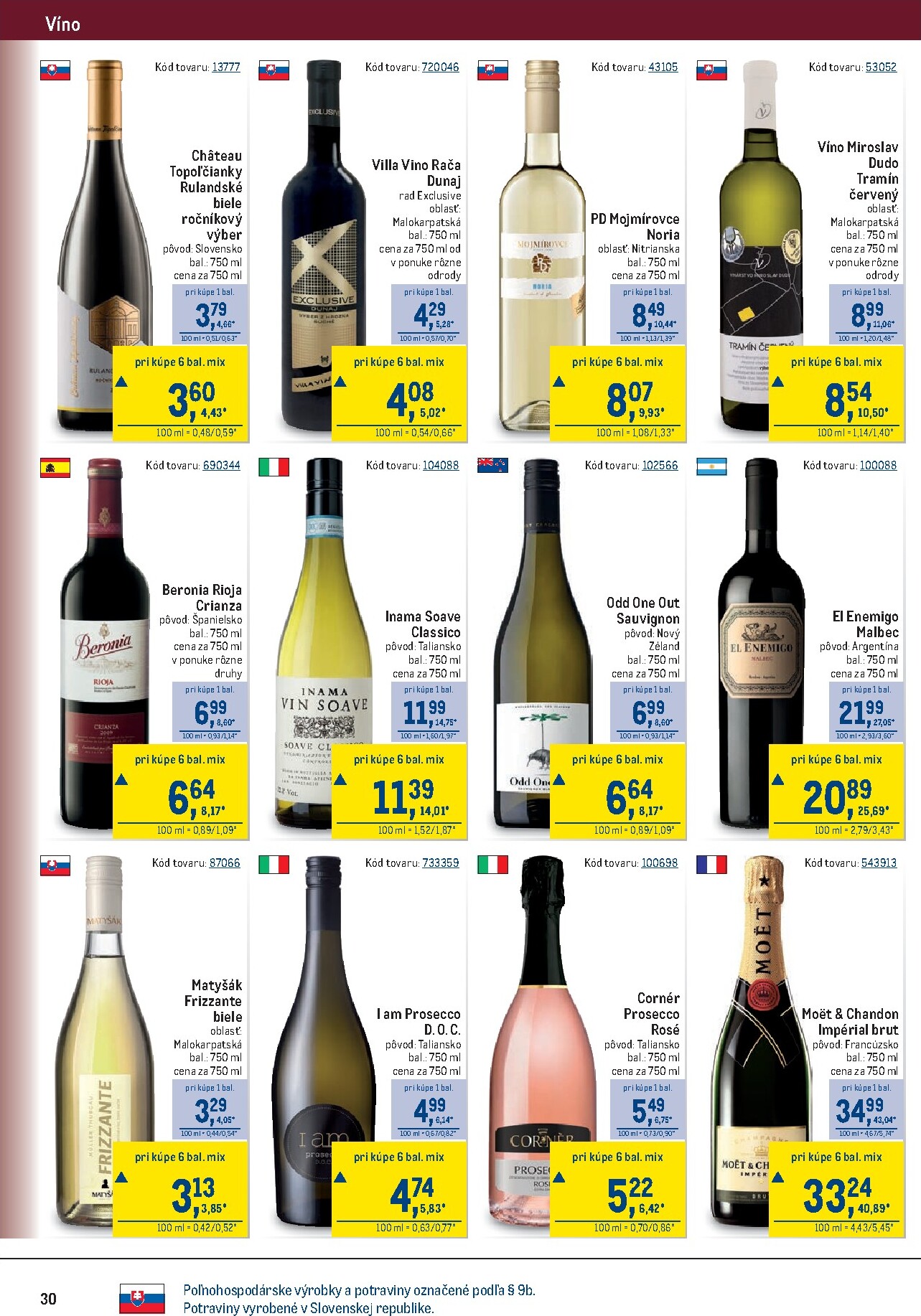 metro - Aktuálny leták Metro - Maloobchod platný od stredy, 08.04.2026 do utorka, 21.04.2026 - page: 30