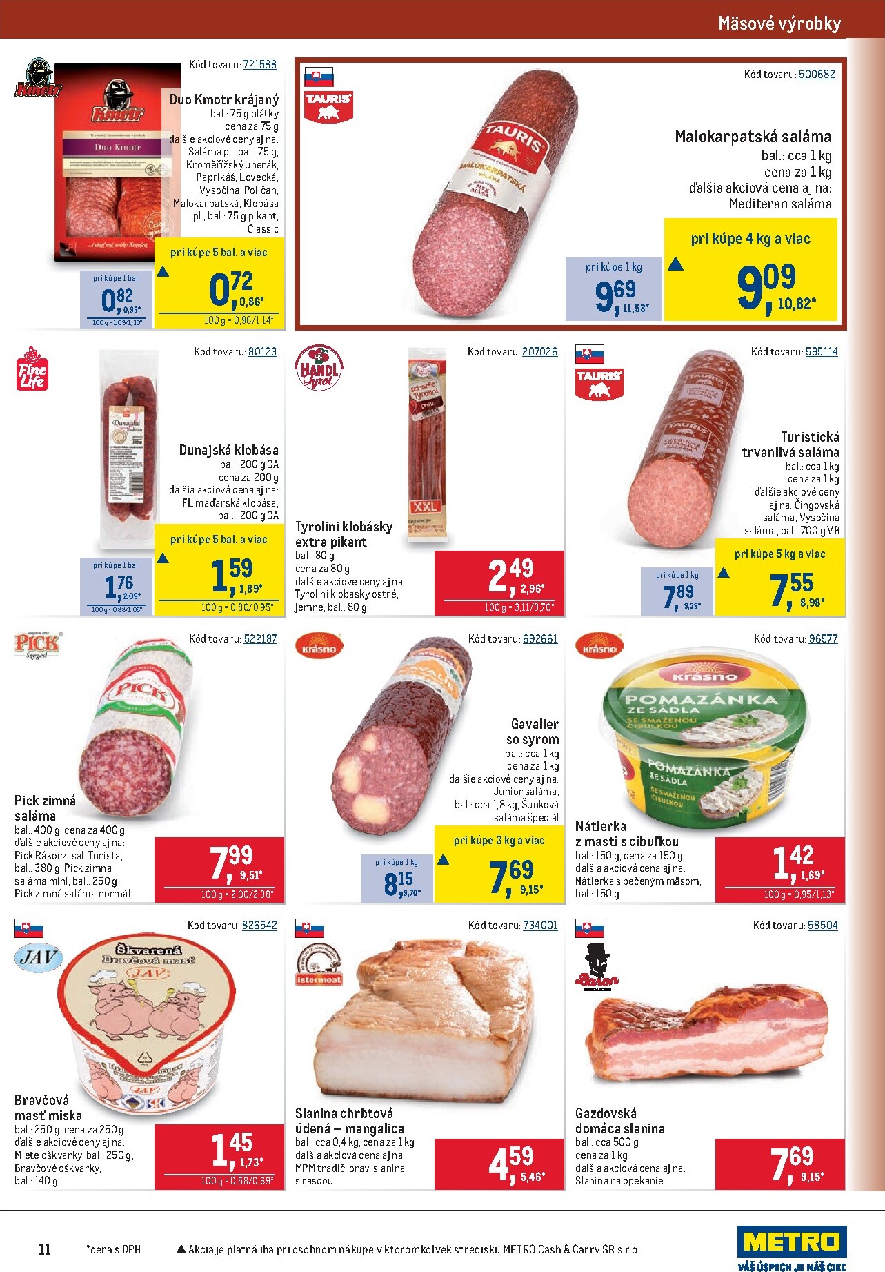 metro - Aktuálny leták Metro - Maloobchod platný od stredy, 08.04.2026 do utorka, 21.04.2026 - page: 11