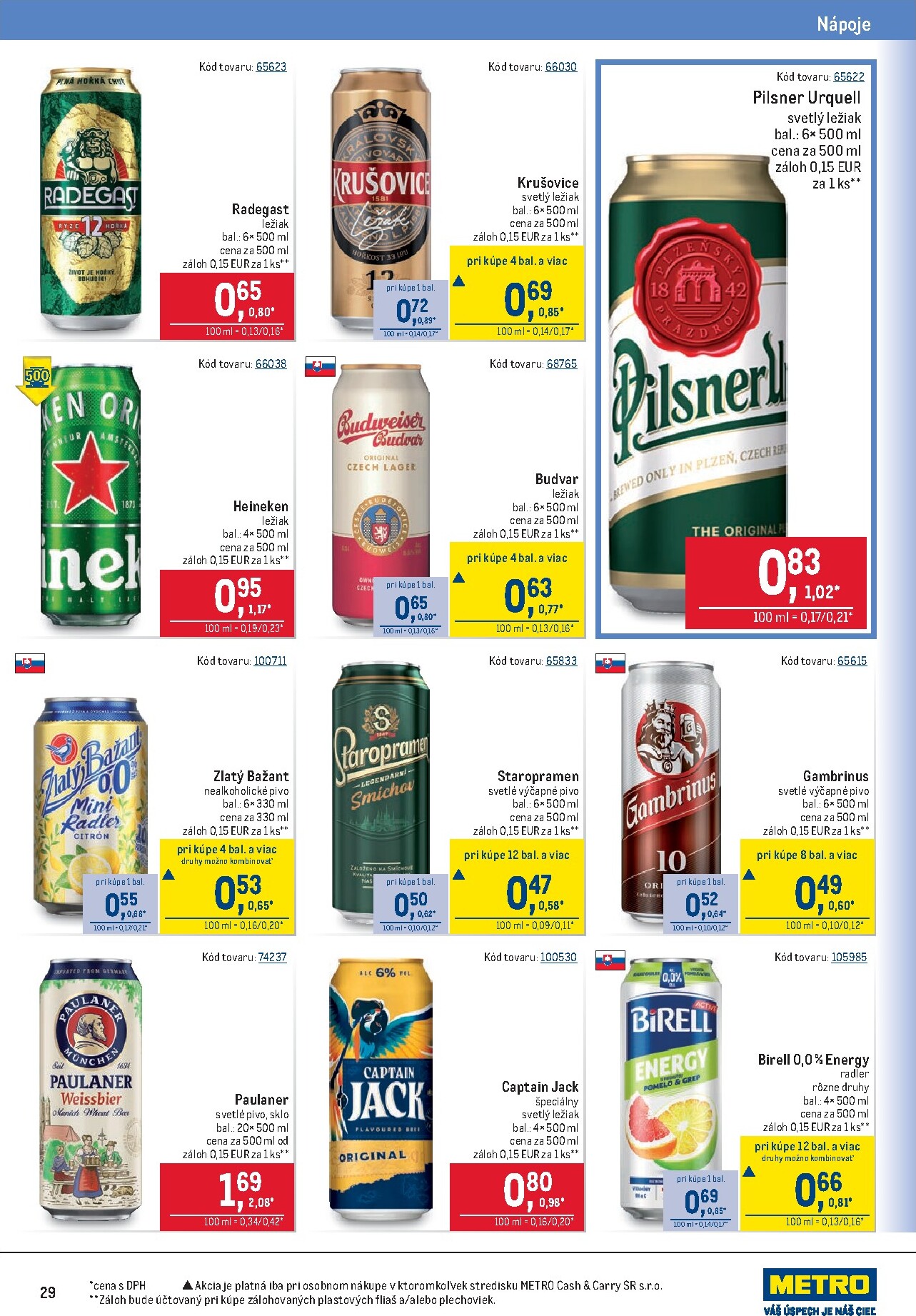 metro - Aktuálny leták Metro - Maloobchod platný od stredy, 08.04.2026 do utorka, 21.04.2026 - page: 29