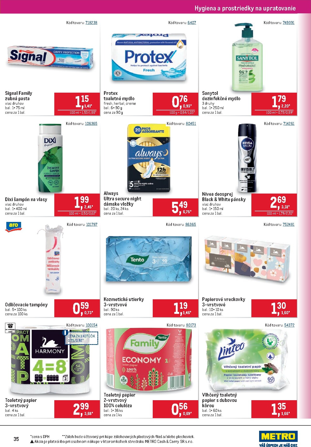 metro - Aktuálny leták Metro - Maloobchod platný od stredy, 08.04.2026 do utorka, 21.04.2026 - page: 35