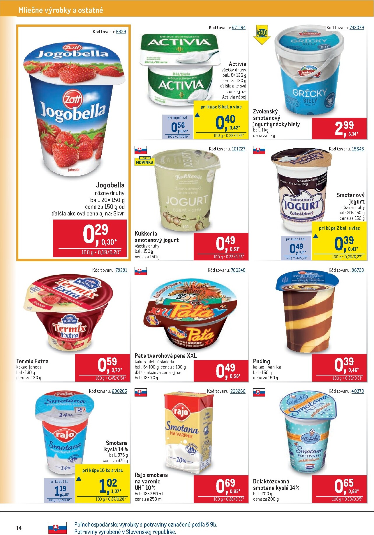 metro - Aktuálny leták Metro - Maloobchod platný od stredy, 08.04.2026 do utorka, 21.04.2026 - page: 14