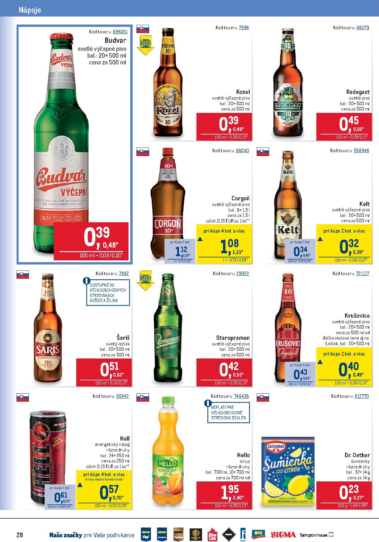 metro - Aktuálny leták Metro - Maloobchod platný od stredy, 08.04.2026 do utorka, 21.04.2026 - page: 28