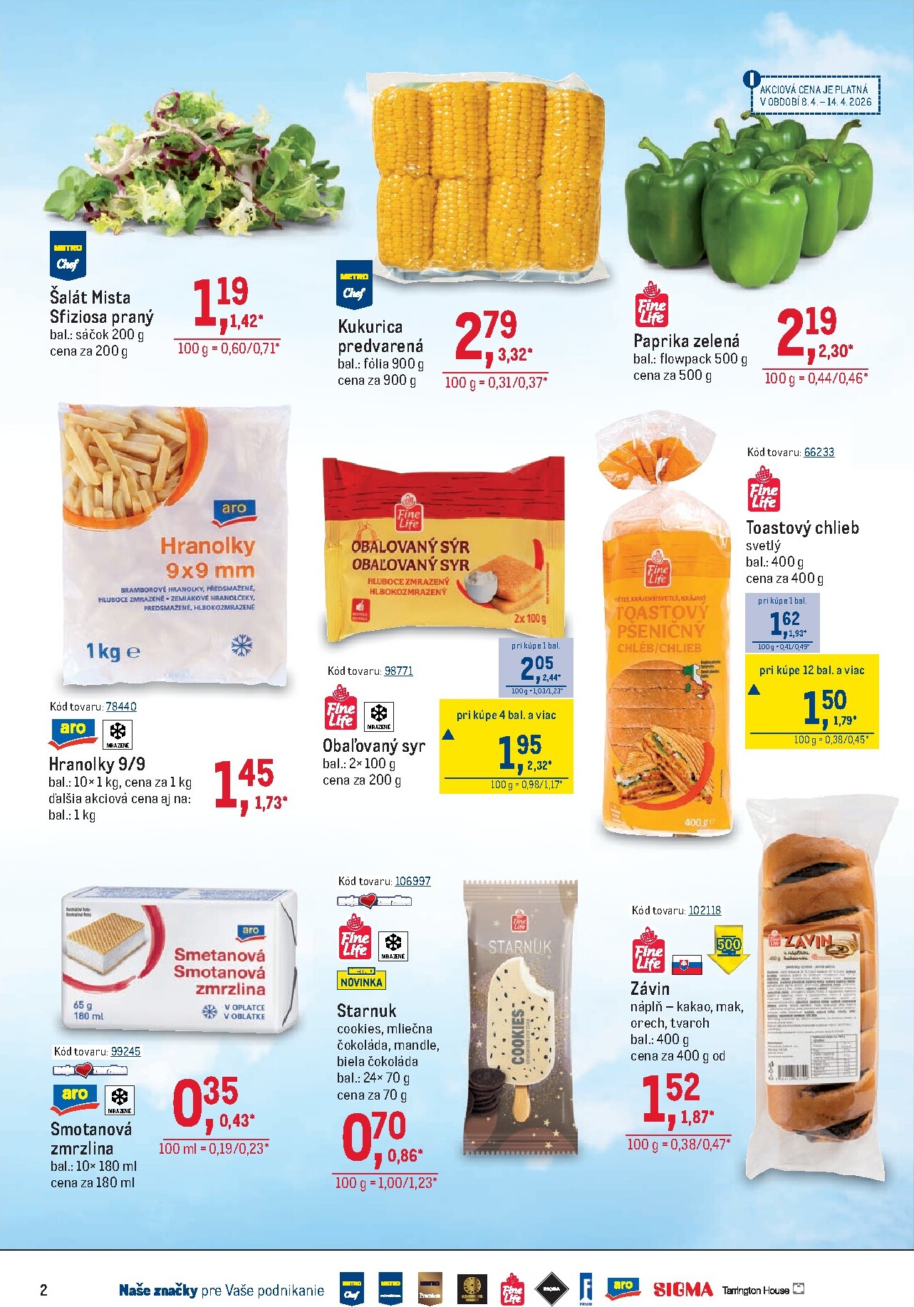 metro - Aktuálny leták Metro - Maloobchod platný od stredy, 08.04.2026 do utorka, 21.04.2026 - page: 2