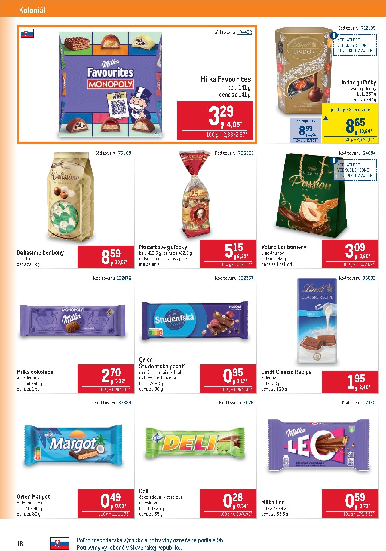 metro - Aktuálny leták Metro - Maloobchod platný od stredy, 08.04.2026 do utorka, 21.04.2026 - page: 18