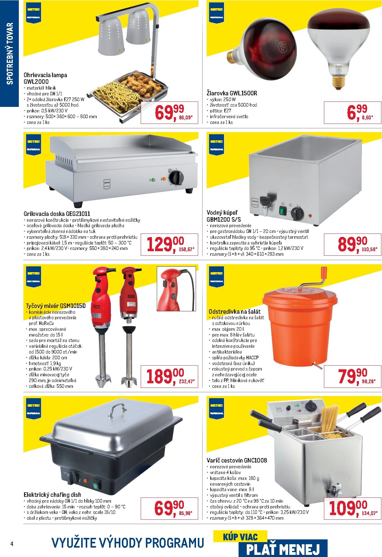 metro - Aktuálny leták Metro - Spotrebný tovar platný od stredy, 08.04.2026 do utorka, 21.04.2026 - page: 4