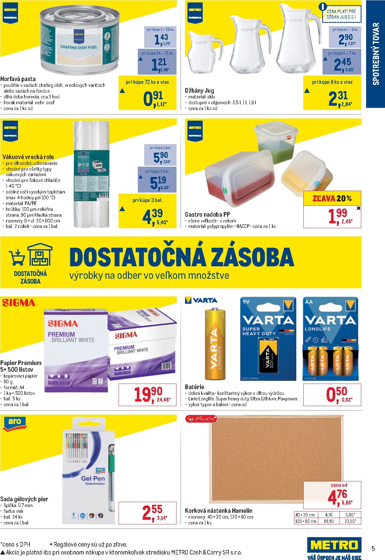 metro - Aktuálny leták Metro - Spotrebný tovar platný od stredy, 08.04.2026 do utorka, 21.04.2026 - page: 5