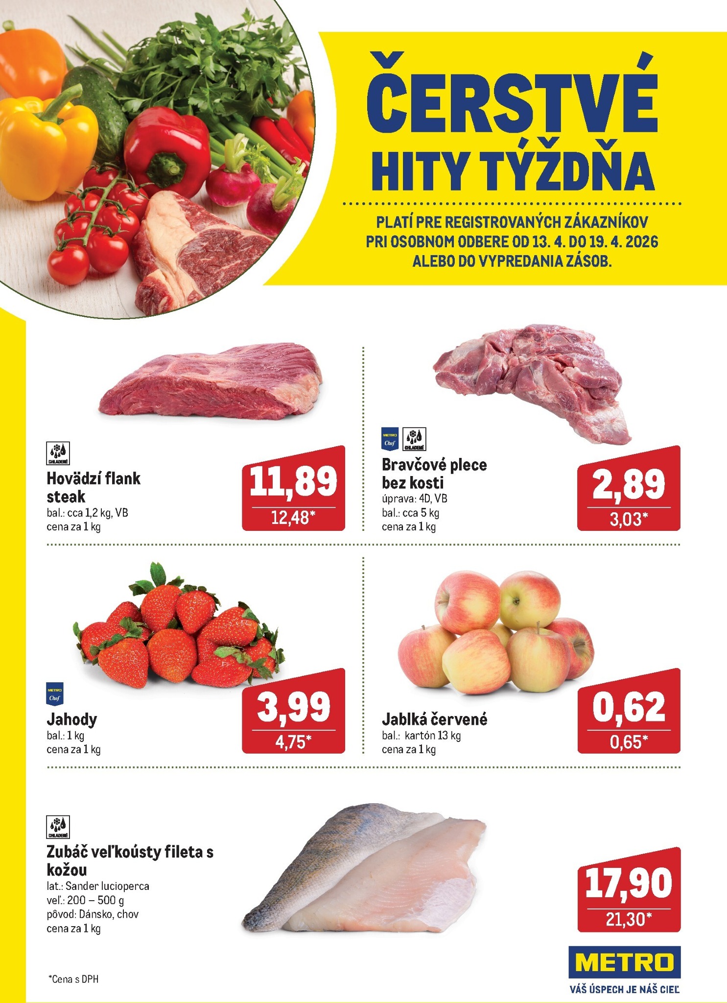 metro - Aktuálny leták Metro - Čerstvé hity týždňa platný od pondelka, 13.04.2026 do nedele, 19.04.2026
