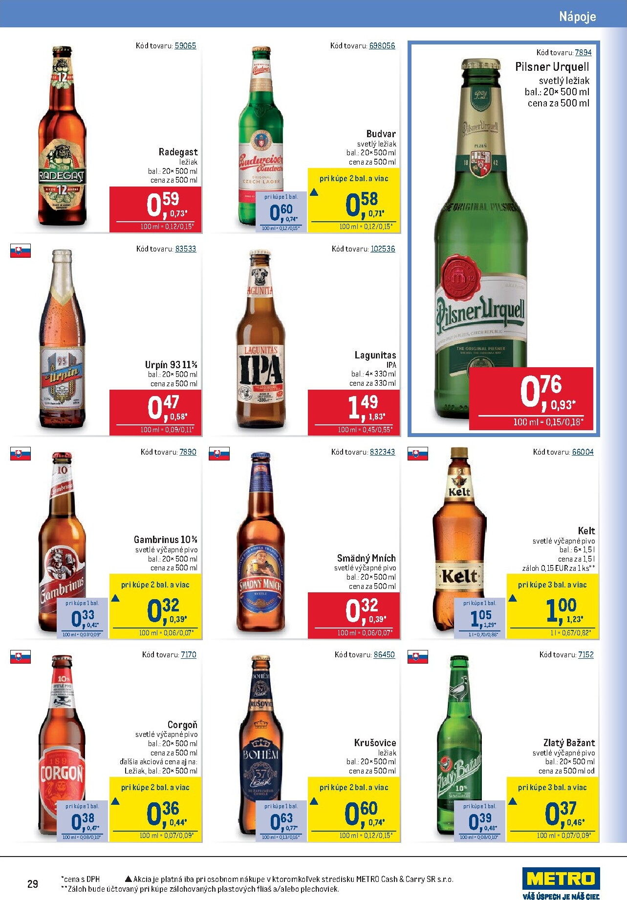 metro - Aktuálny leták Metro - Maloobchod od stredy, 22.04.2026 do utorka, 05.05.2026 - page: 29