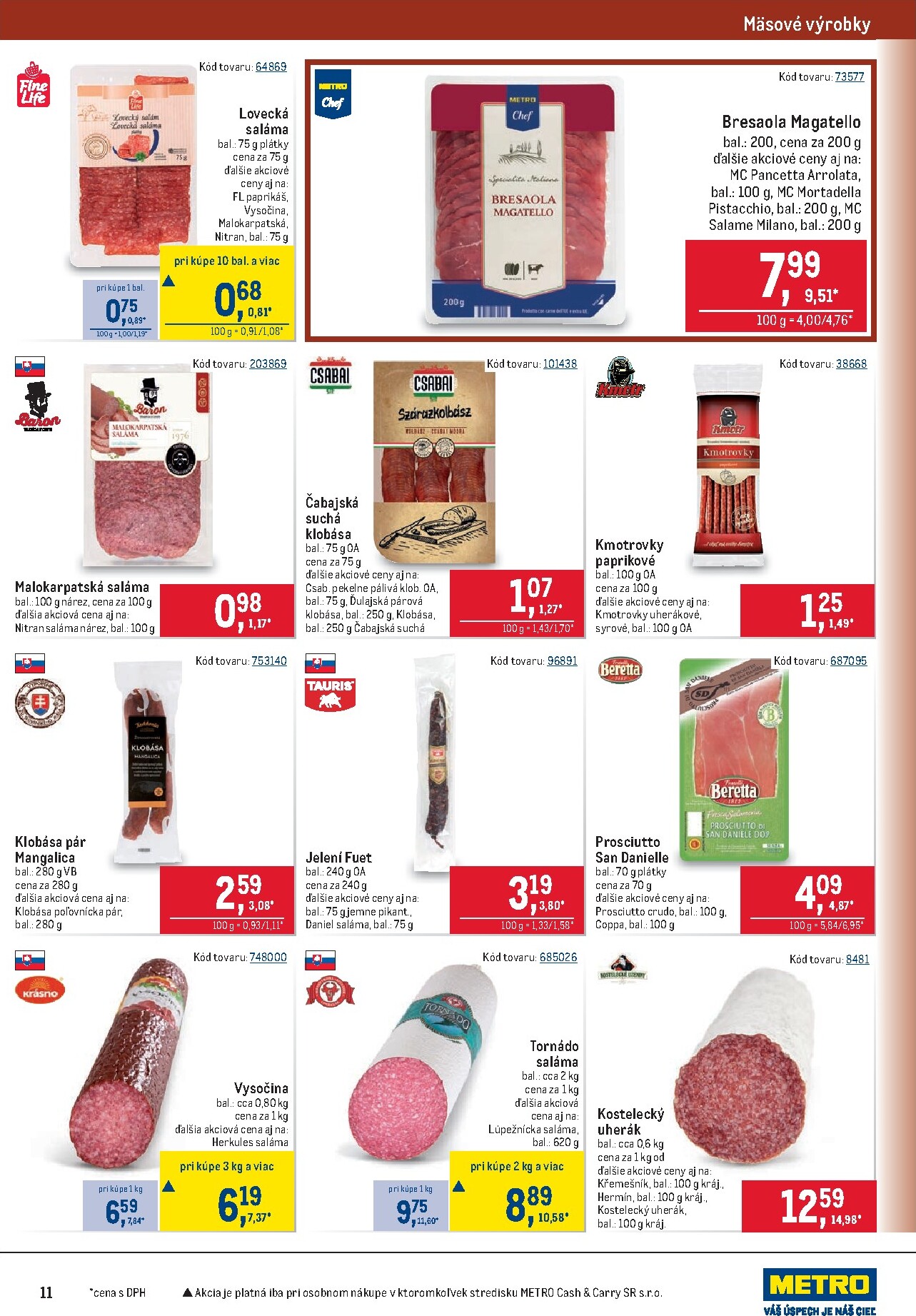metro - Aktuálny leták Metro - Maloobchod od stredy, 22.04.2026 do utorka, 05.05.2026 - page: 11