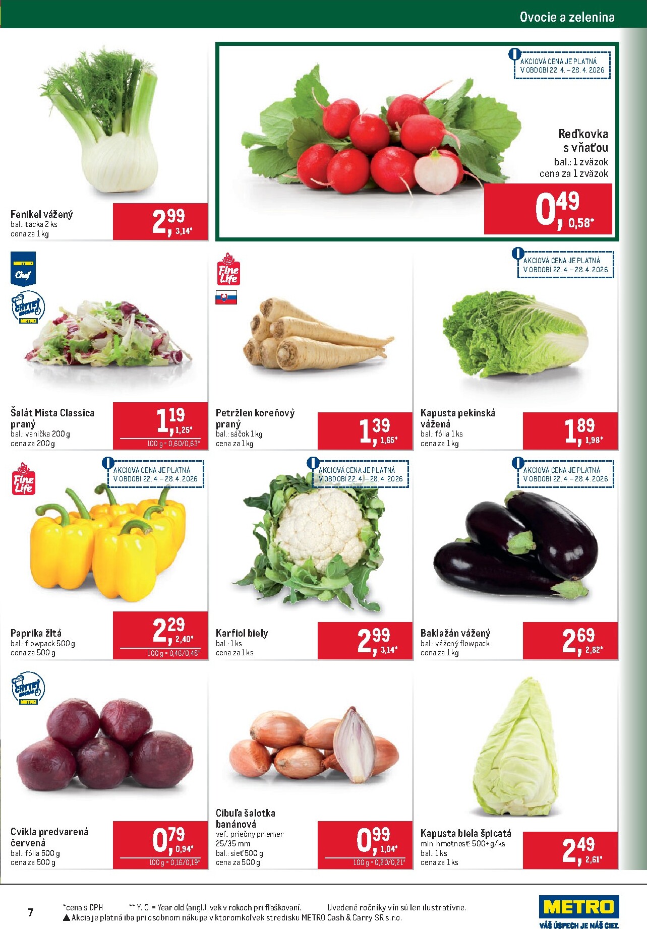 metro - Aktuálny leták Metro - Maloobchod od stredy, 22.04.2026 do utorka, 05.05.2026 - page: 7