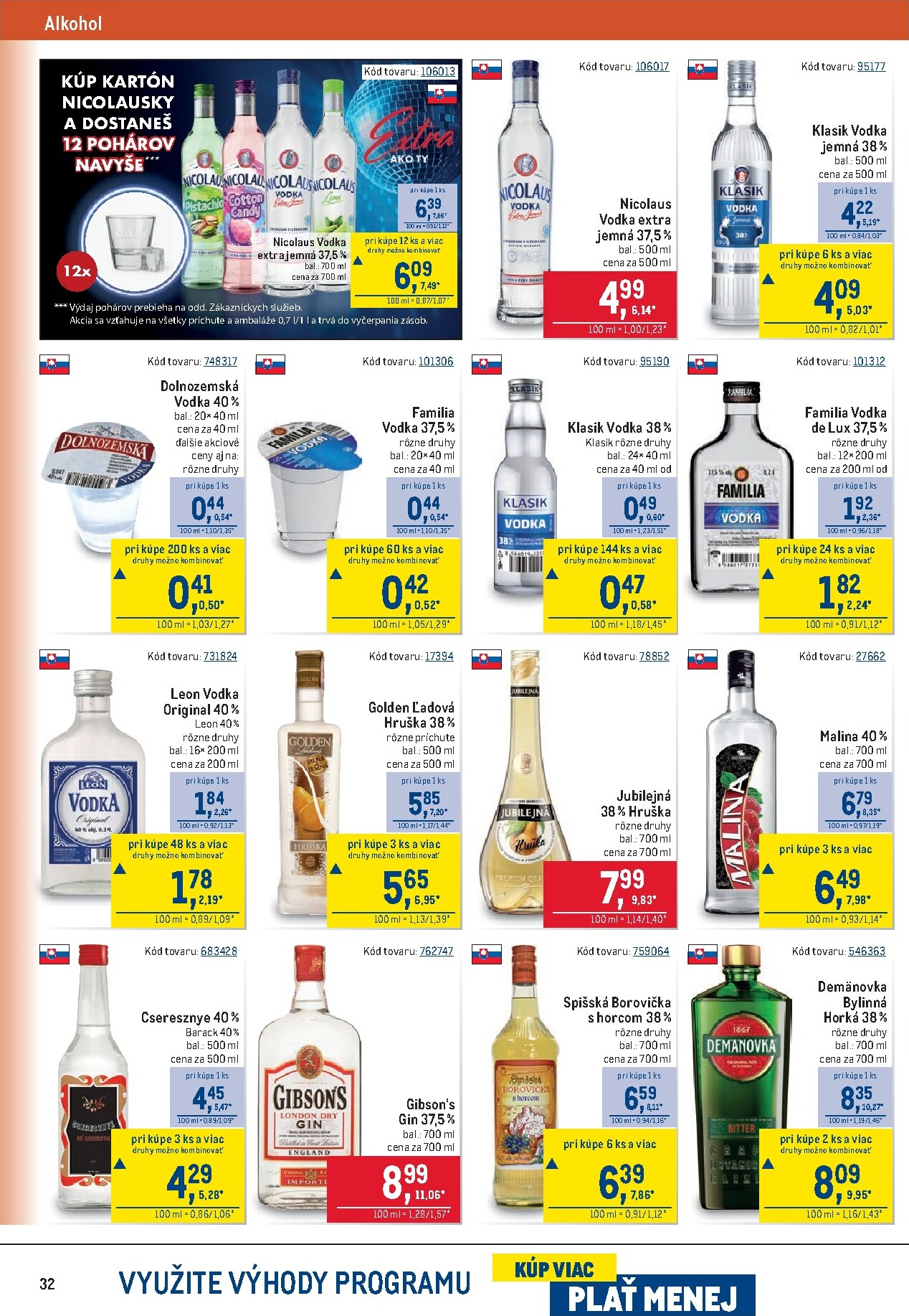 metro - Aktuálny leták Metro - Maloobchod od stredy, 22.04.2026 do utorka, 05.05.2026 - page: 32