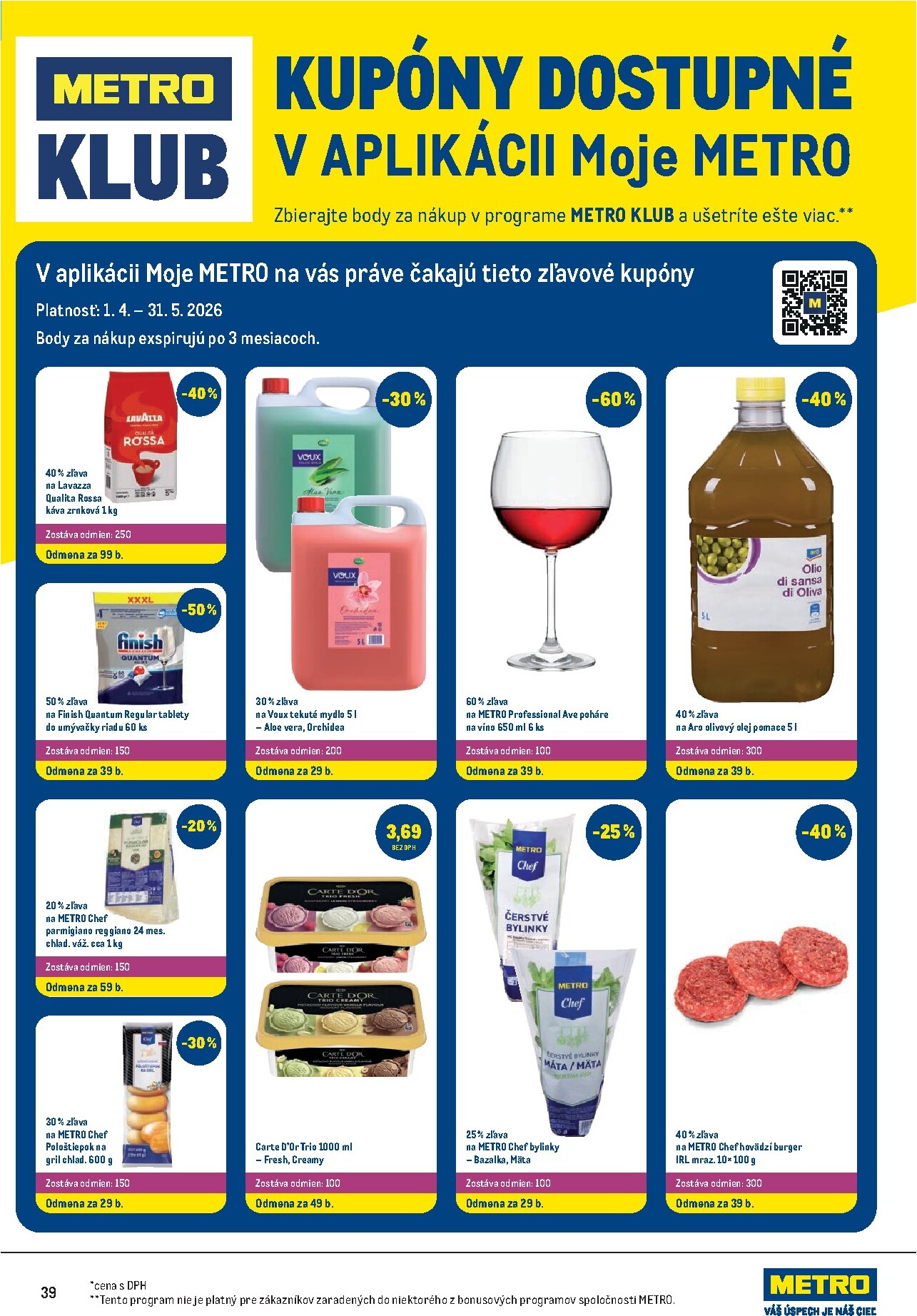 metro - Aktuálny leták Metro - Maloobchod od stredy, 22.04.2026 do utorka, 05.05.2026 - page: 39