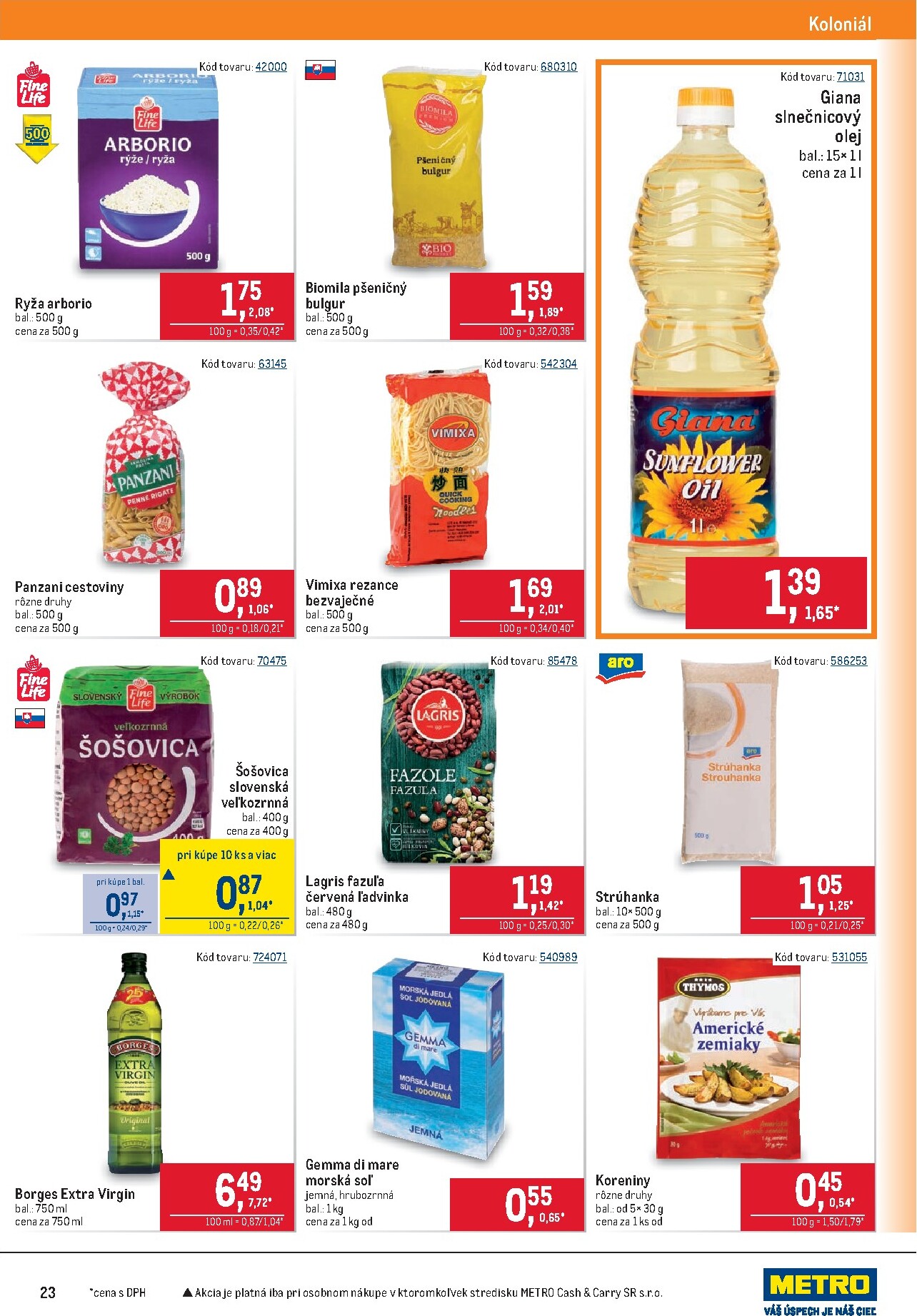 metro - Aktuálny leták Metro - Maloobchod od stredy, 22.04.2026 do utorka, 05.05.2026 - page: 23