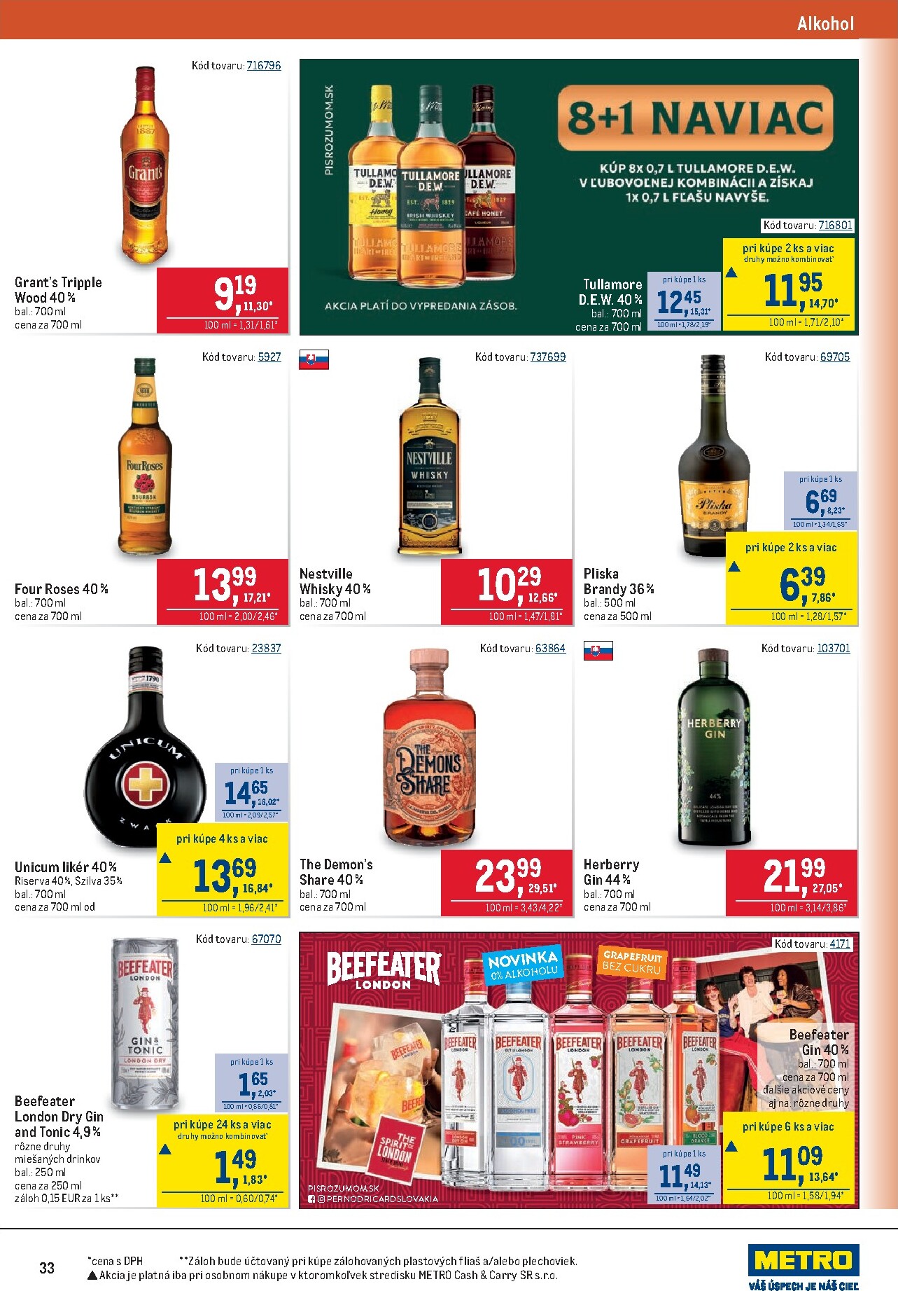 metro - Aktuálny leták Metro - Maloobchod od stredy, 22.04.2026 do utorka, 05.05.2026 - page: 33
