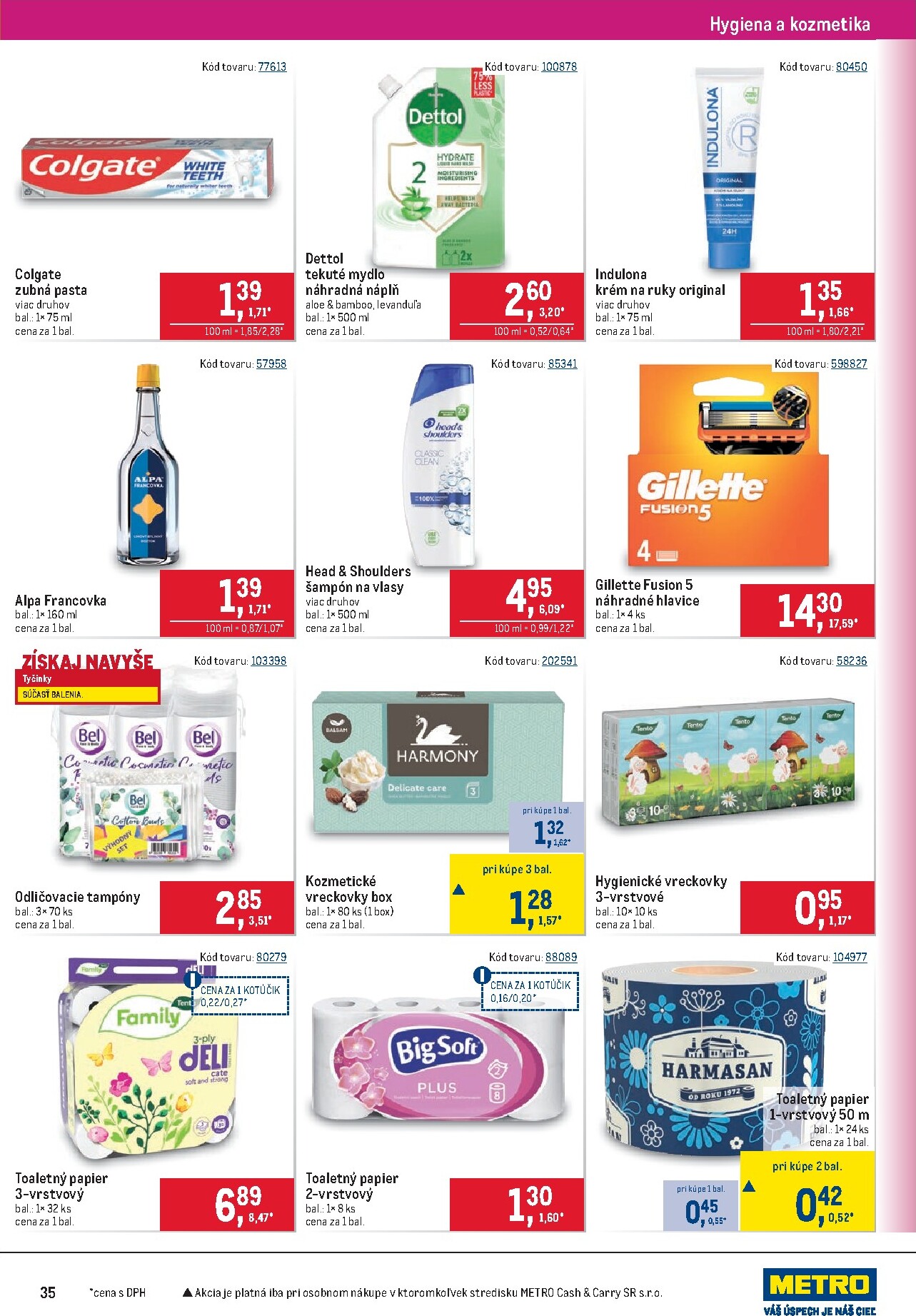 metro - Aktuálny leták Metro - Maloobchod od stredy, 22.04.2026 do utorka, 05.05.2026 - page: 35