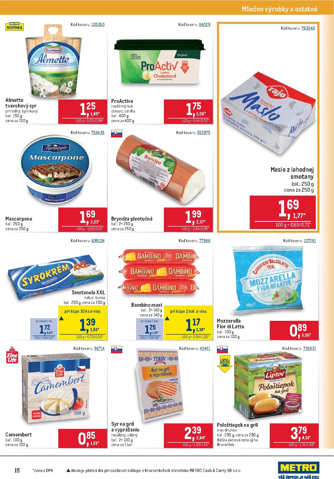 metro - Aktuálny leták Metro - Maloobchod od stredy, 22.04.2026 do utorka, 05.05.2026 - page: 15