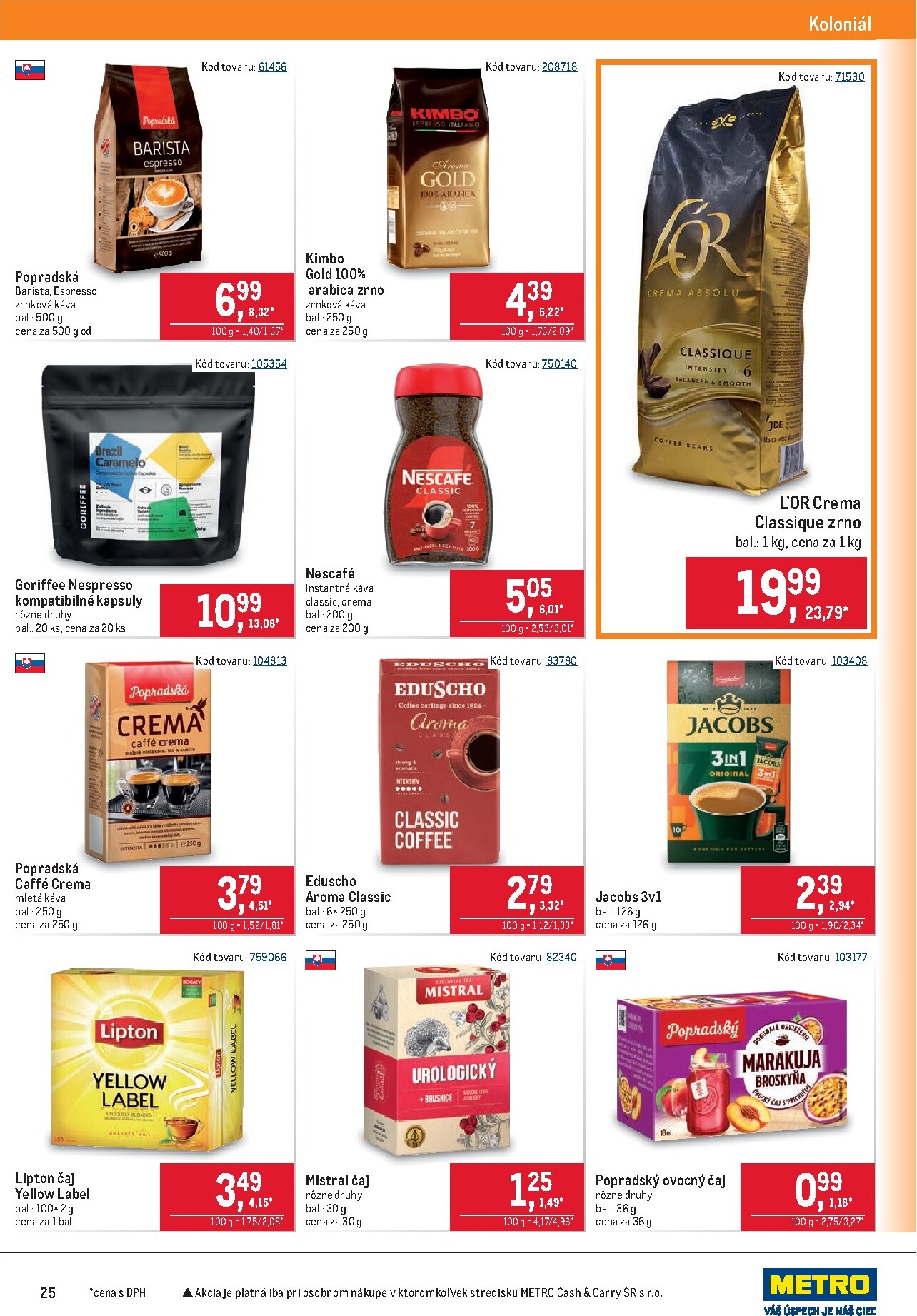 metro - Aktuálny leták Metro - Maloobchod od stredy, 22.04.2026 do utorka, 05.05.2026 - page: 25