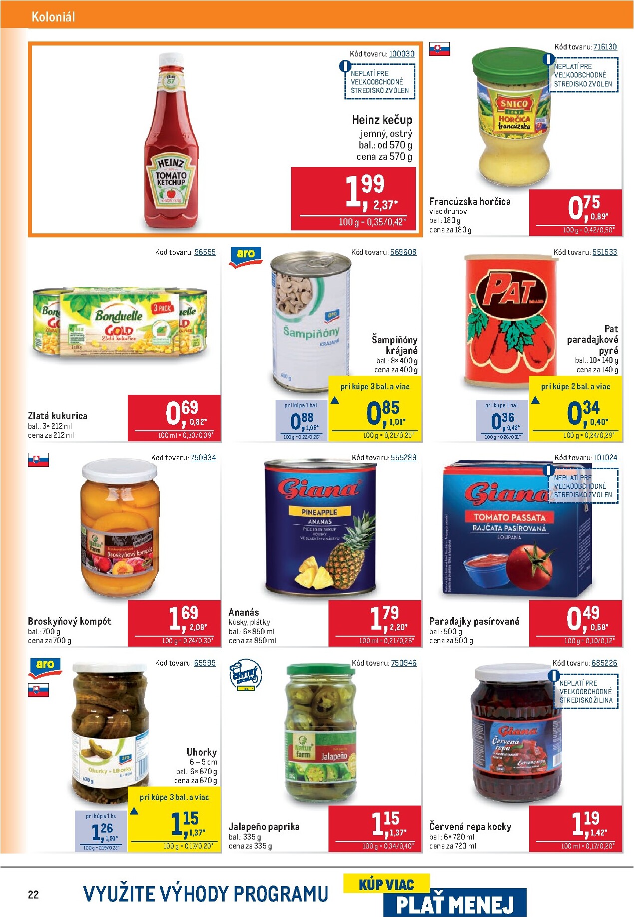 metro - Aktuálny leták Metro - Maloobchod od stredy, 22.04.2026 do utorka, 05.05.2026 - page: 22