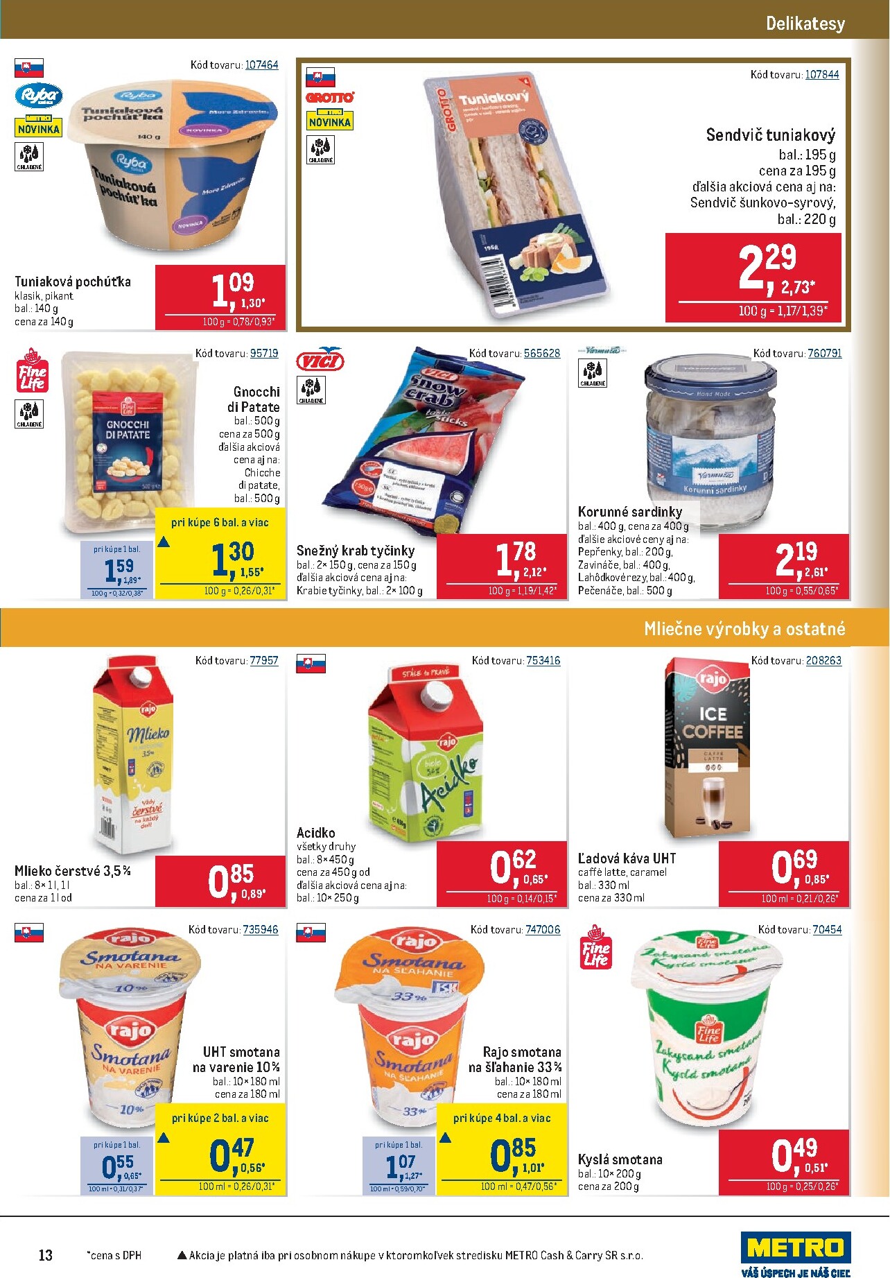 metro - Aktuálny leták Metro - Maloobchod od stredy, 22.04.2026 do utorka, 05.05.2026 - page: 13