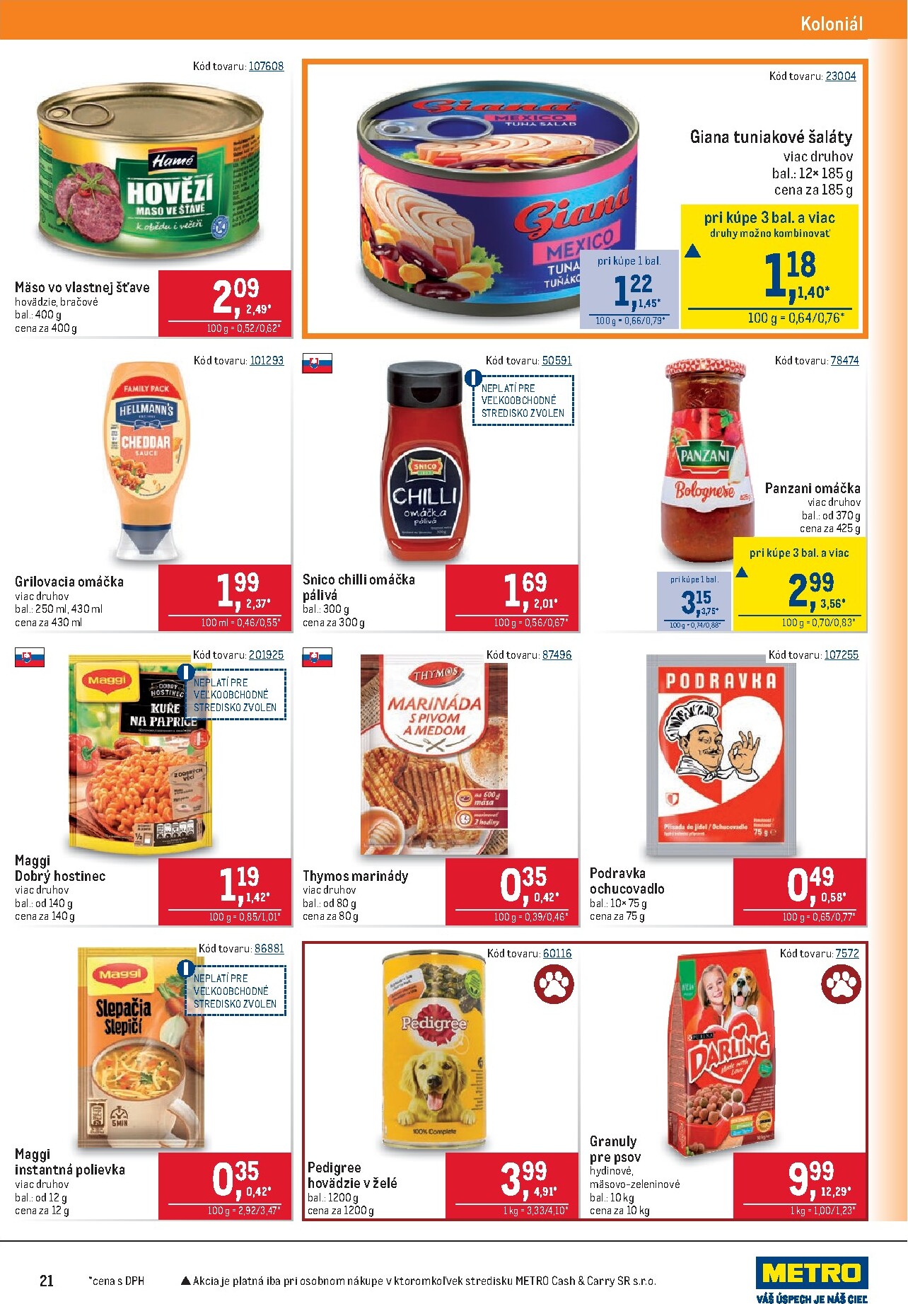 metro - Aktuálny leták Metro - Maloobchod od stredy, 22.04.2026 do utorka, 05.05.2026 - page: 21