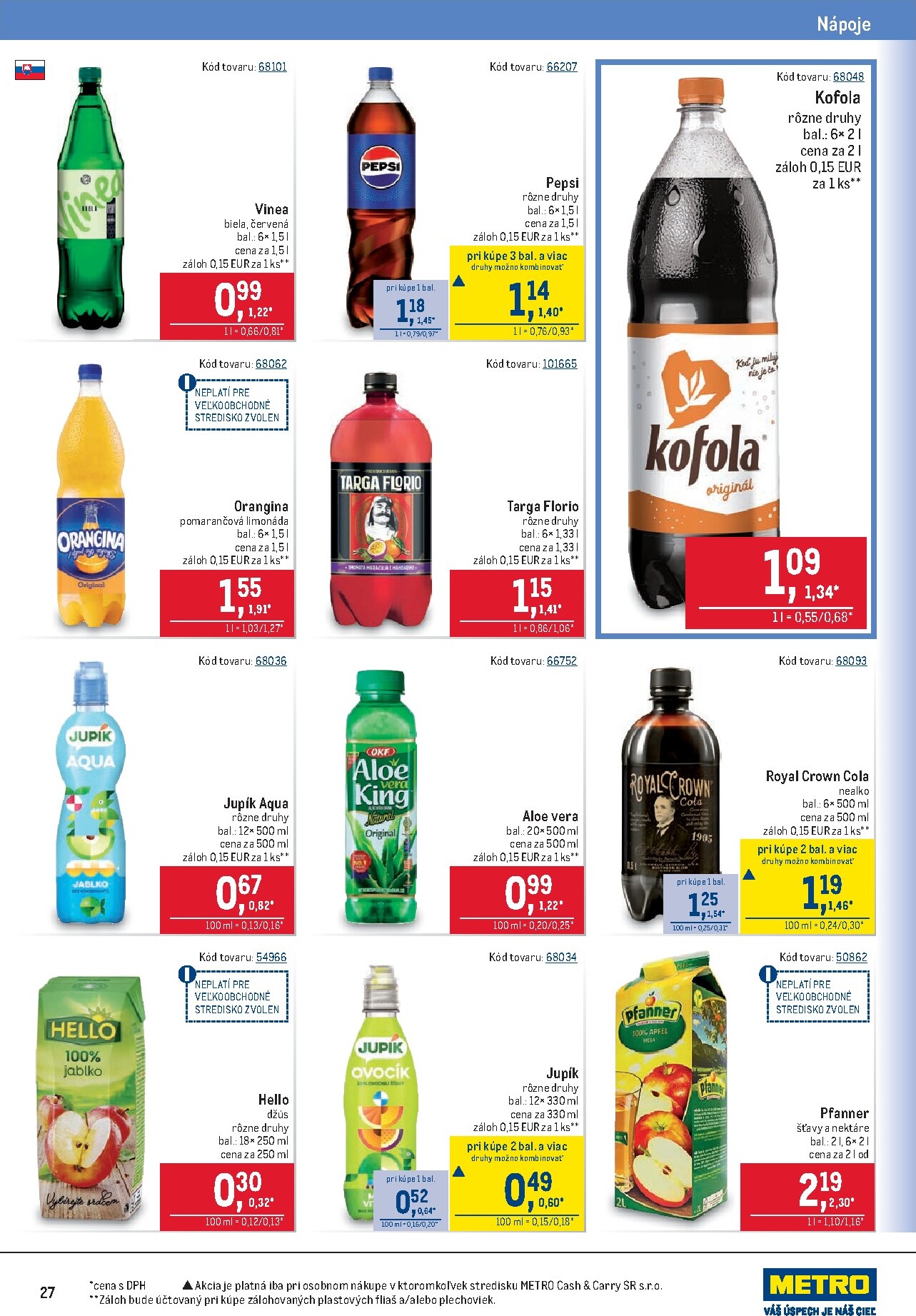 metro - Aktuálny leták Metro - Maloobchod od stredy, 22.04.2026 do utorka, 05.05.2026 - page: 27