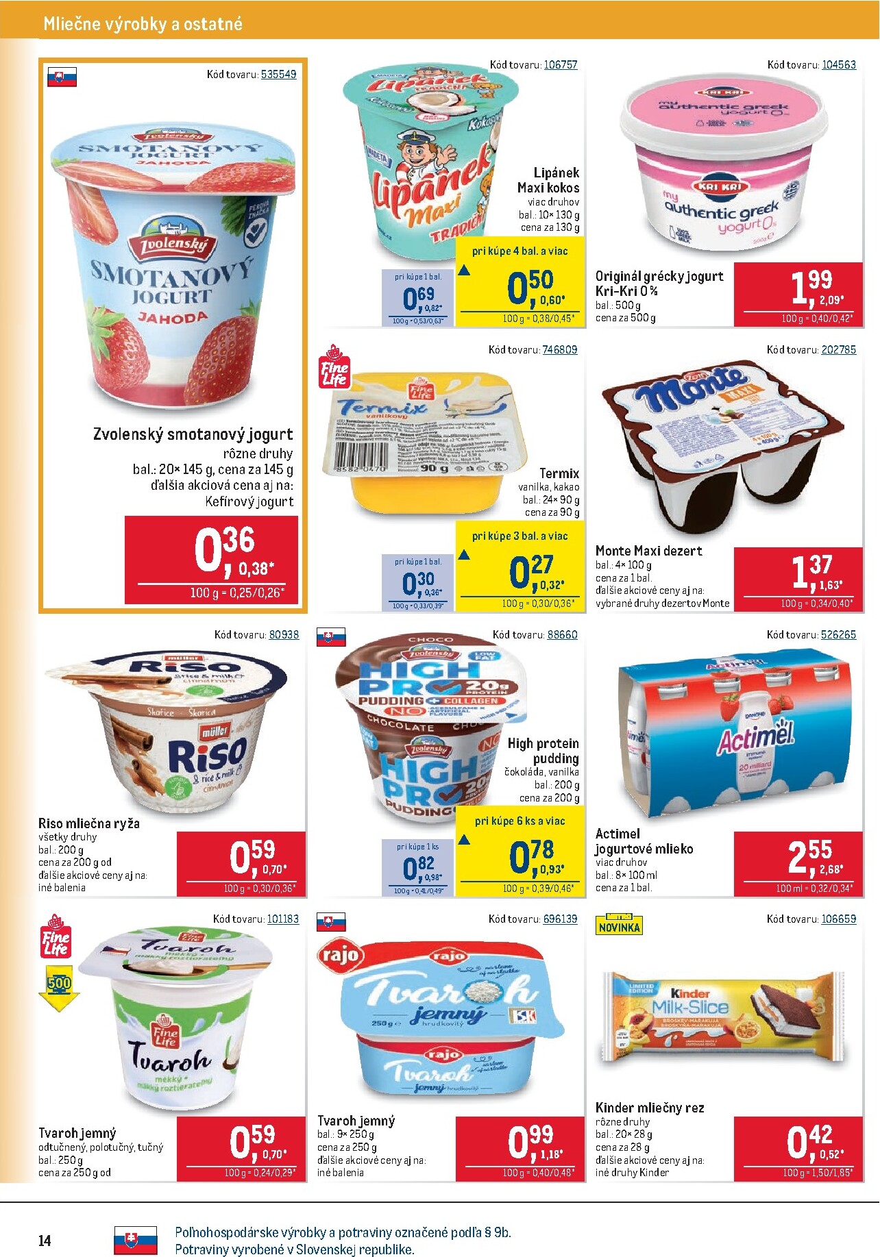 metro - Aktuálny leták Metro - Maloobchod od stredy, 22.04.2026 do utorka, 05.05.2026 - page: 14