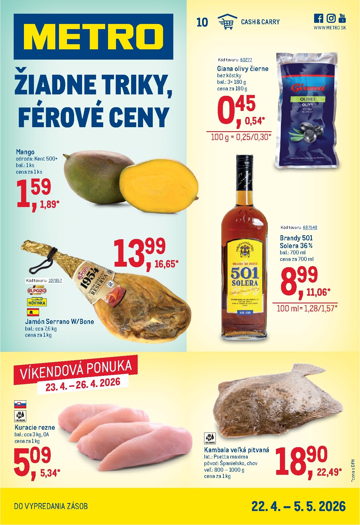 metro - Aktuálny leták Metro - Maloobchod od stredy, 22.04.2026 do utorka, 05.05.2026