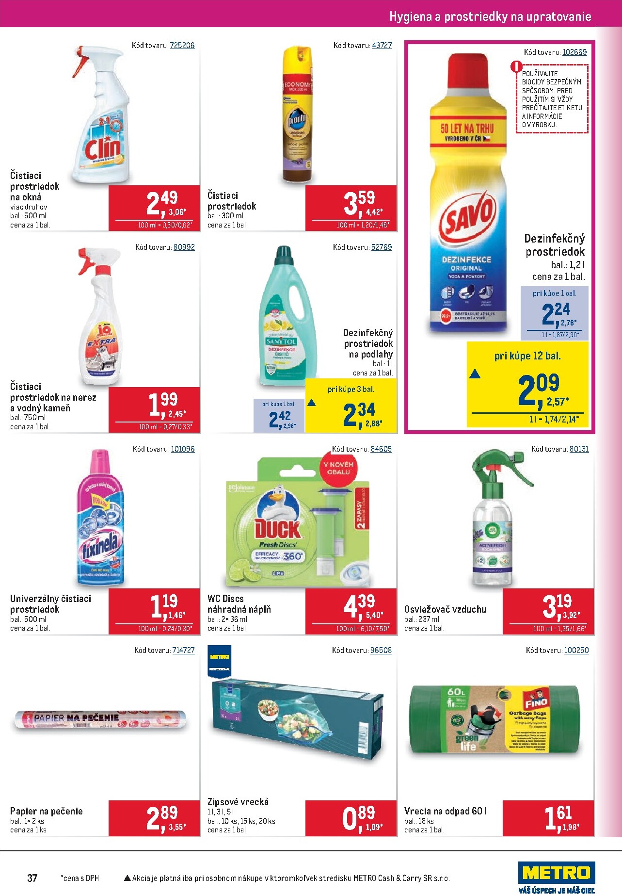 metro - Aktuálny leták Metro - Maloobchod od stredy, 22.04.2026 do utorka, 05.05.2026 - page: 37