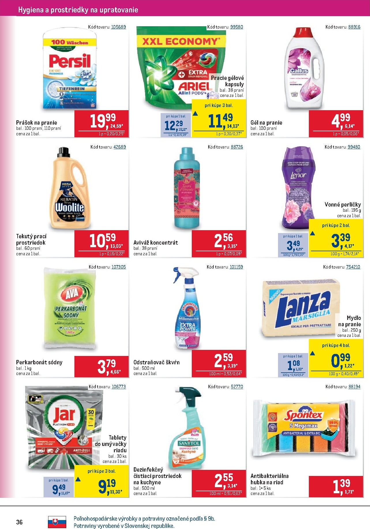 metro - Aktuálny leták Metro - Maloobchod od stredy, 22.04.2026 do utorka, 05.05.2026 - page: 36