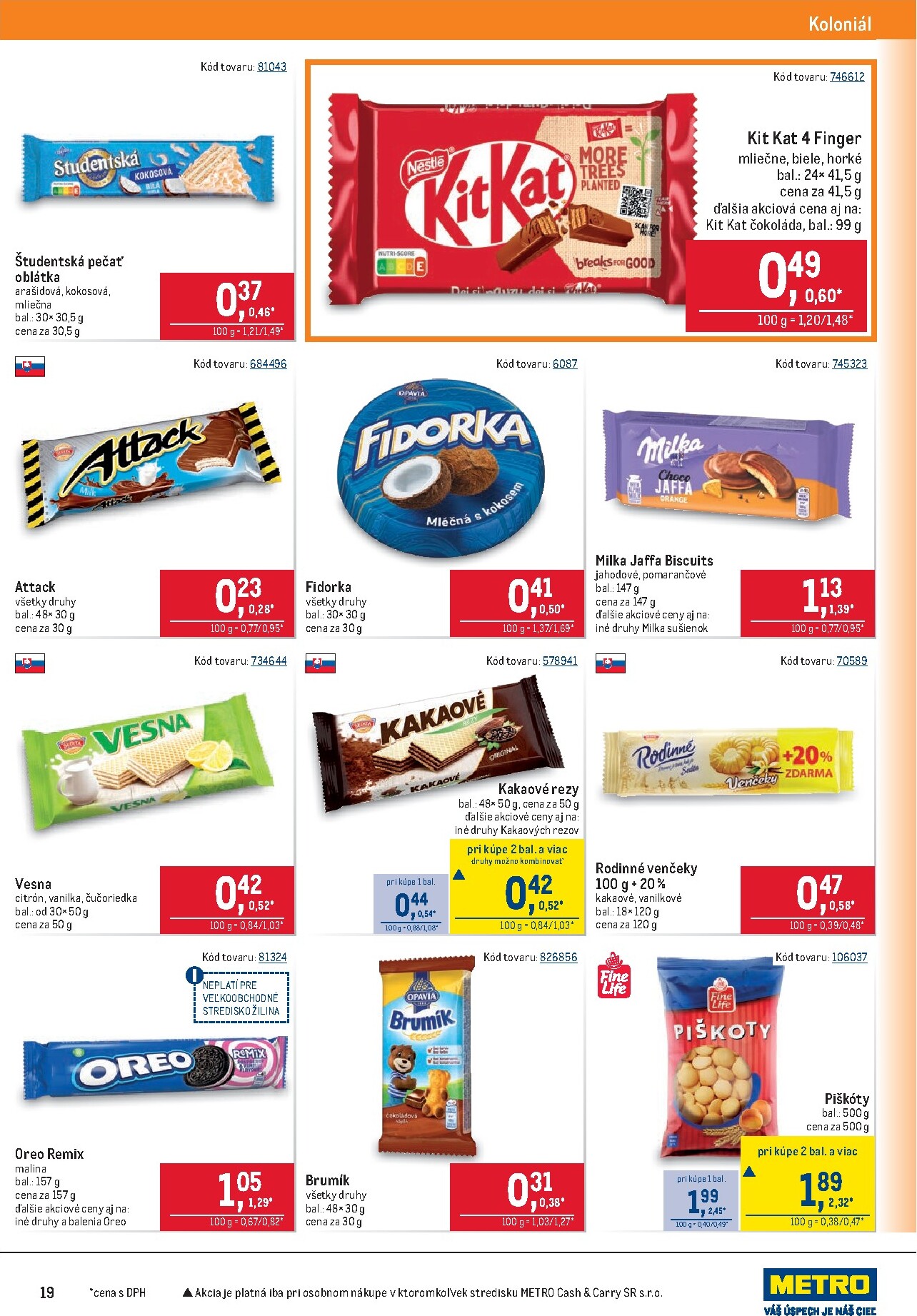 metro - Aktuálny leták Metro - Maloobchod od stredy, 22.04.2026 do utorka, 05.05.2026 - page: 19