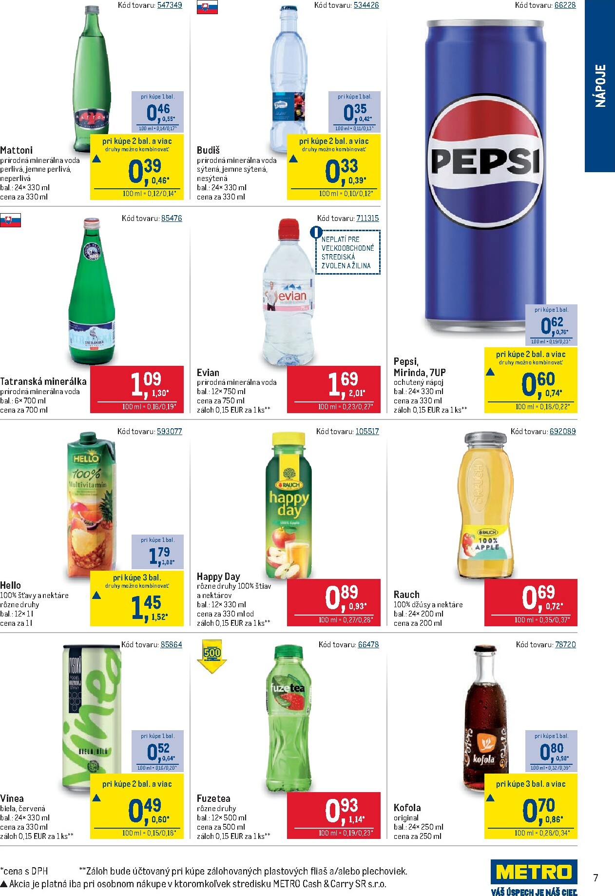 metro - Aktuálny leták Metro - Otvárame sezónu od stredy, 22.04.2026 do utorka, 19.05.2026 - page: 7