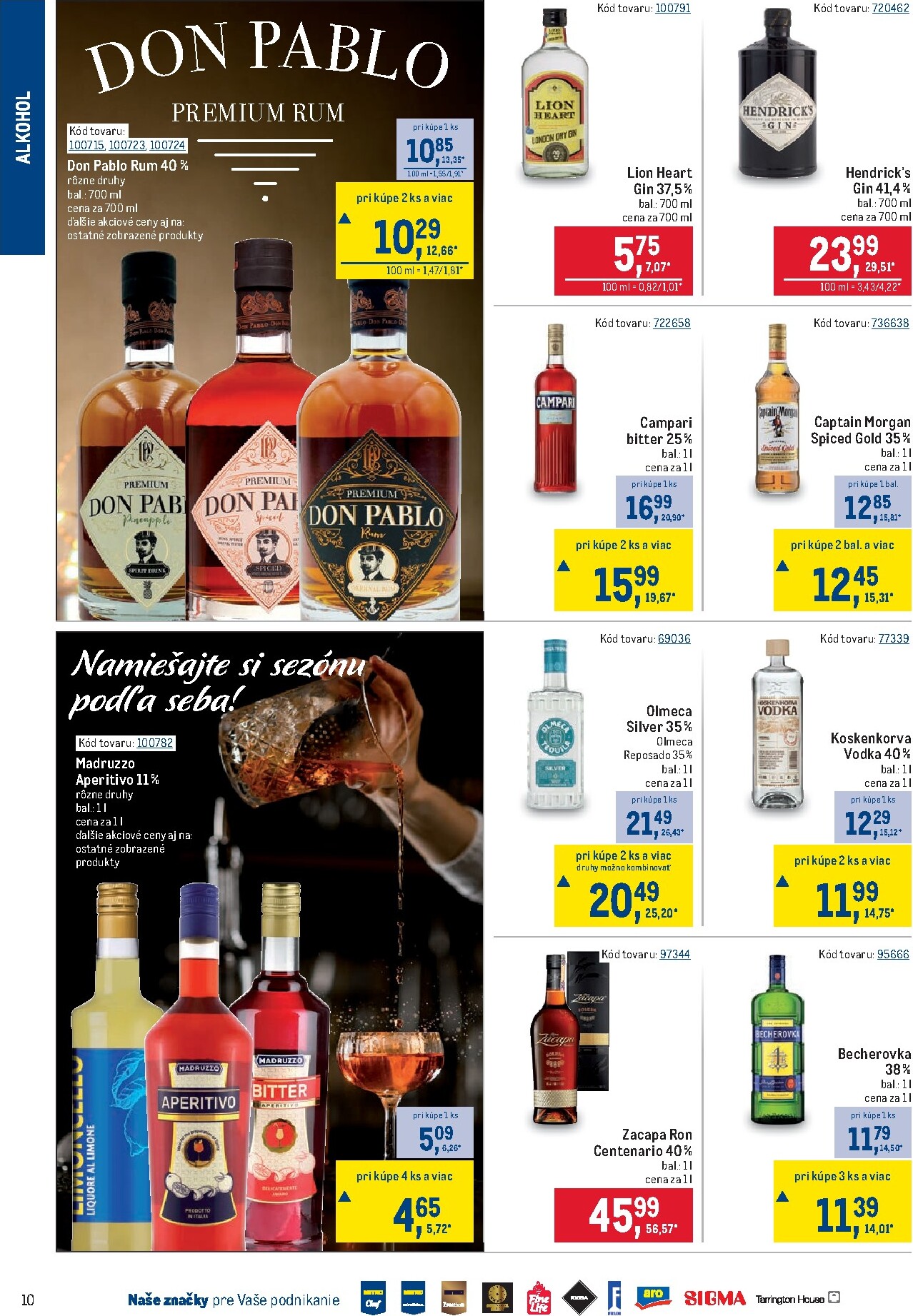 metro - Aktuálny leták Metro - Otvárame sezónu od stredy, 22.04.2026 do utorka, 19.05.2026 - page: 10