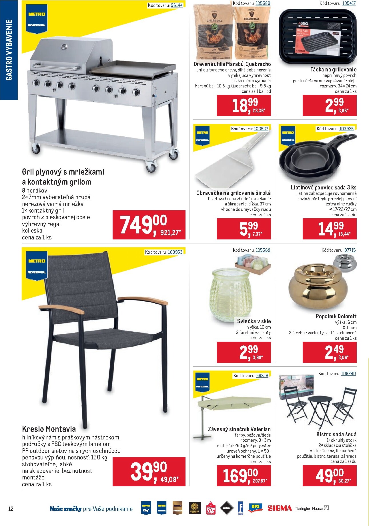 metro - Aktuálny leták Metro - Otvárame sezónu od stredy, 22.04.2026 do utorka, 19.05.2026 - page: 12