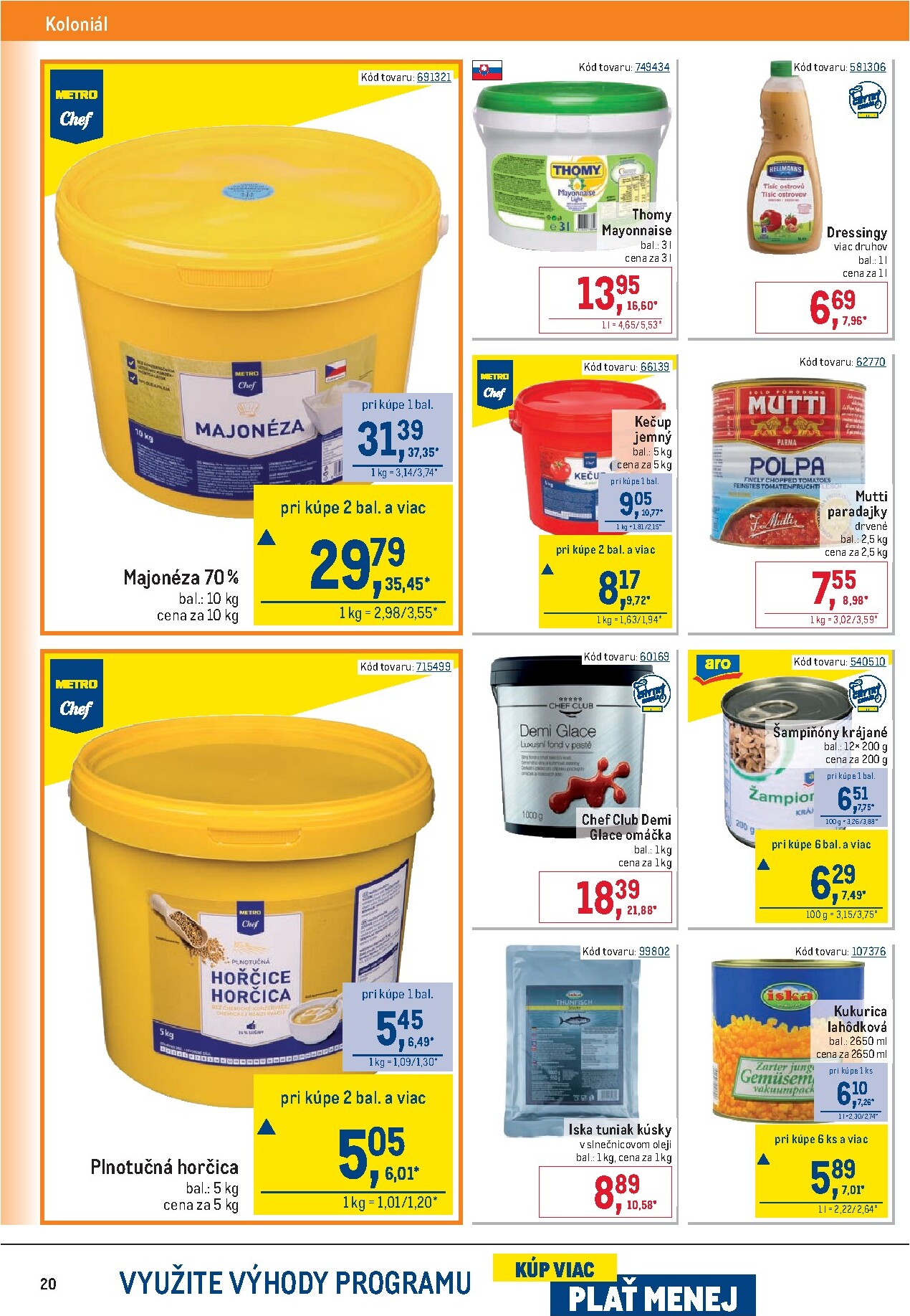 metro - Aktuálny leták Metro - Gastronómia od stredy, 22.04.2026 do utorka, 19.05.2026 - page: 20