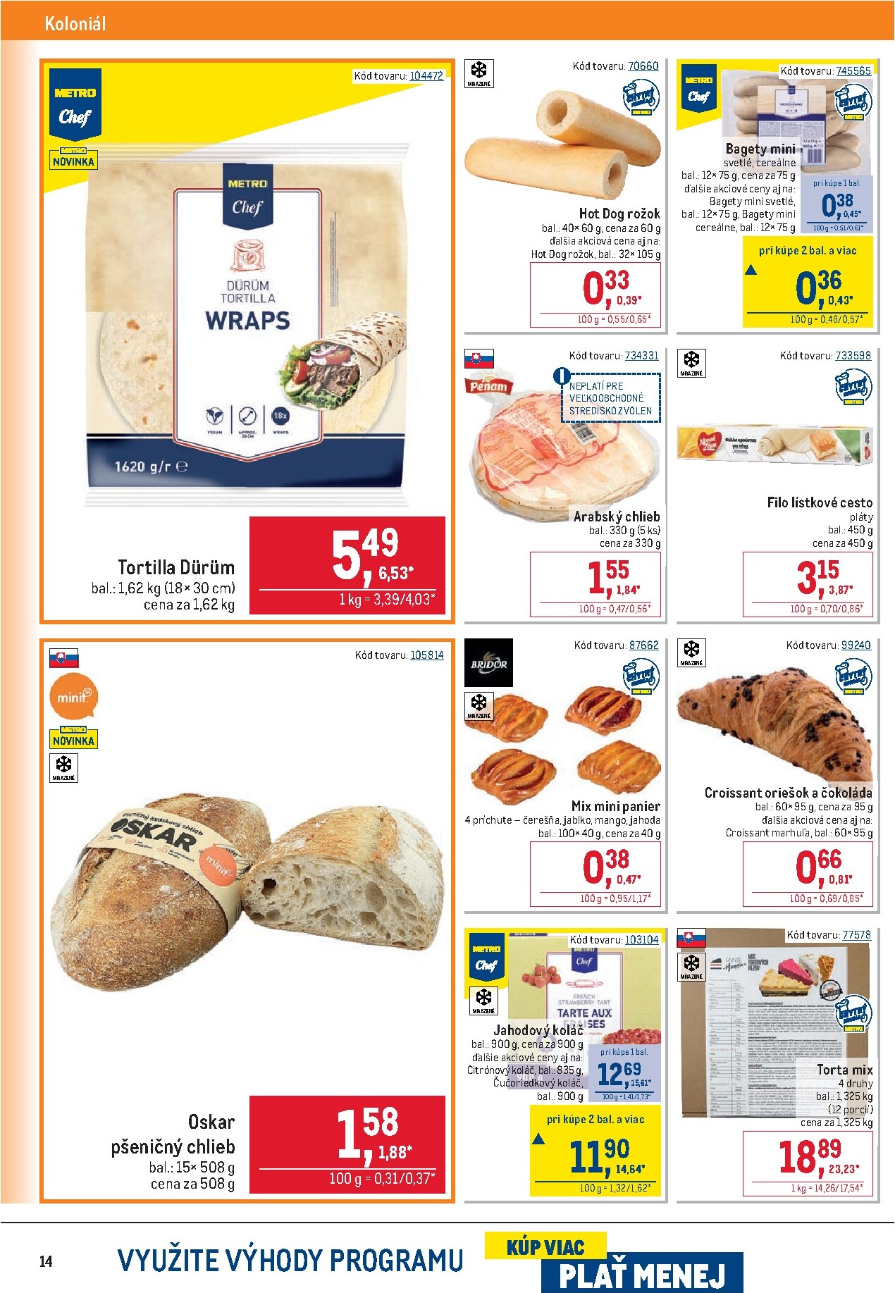 metro - Aktuálny leták Metro - Gastronómia od stredy, 22.04.2026 do utorka, 19.05.2026 - page: 14