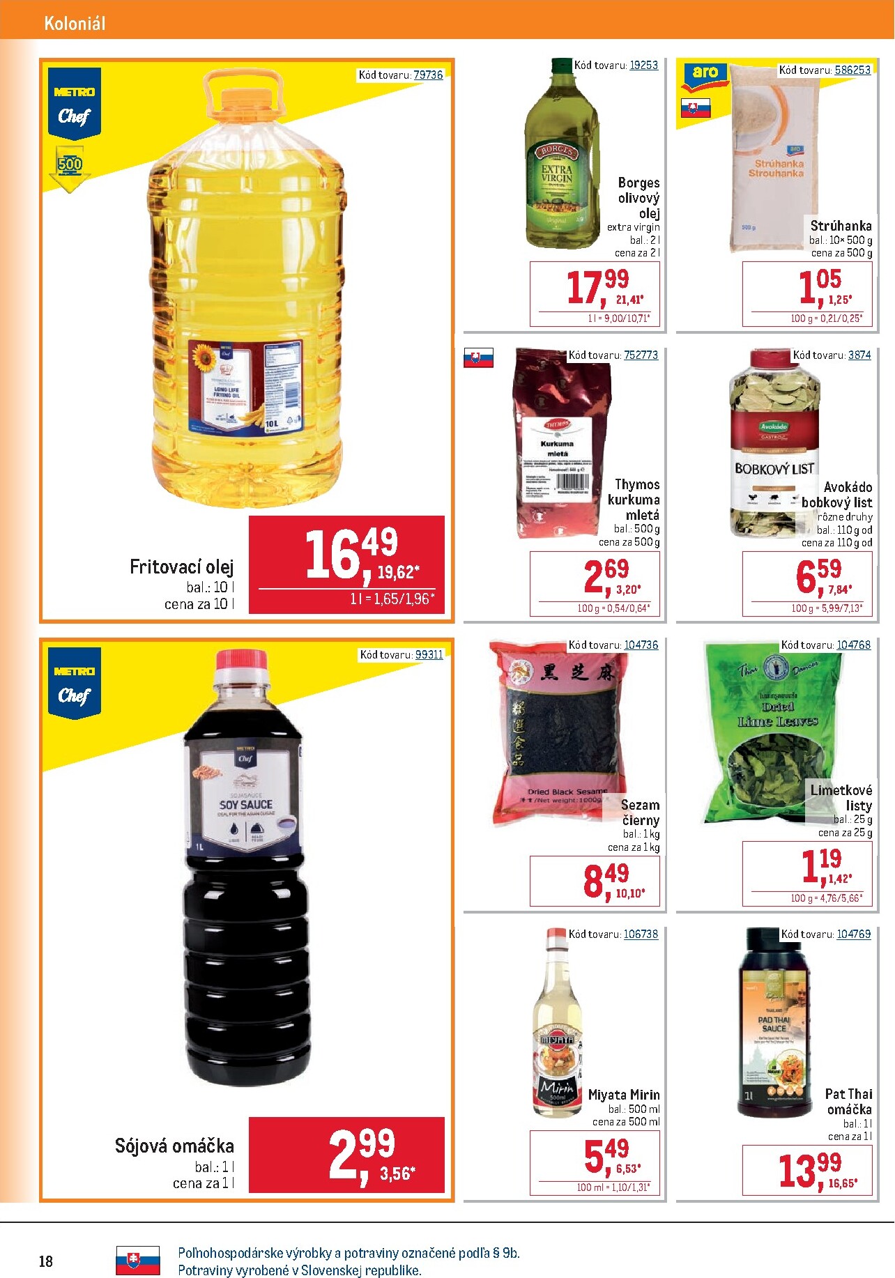 metro - Aktuálny leták Metro - Gastronómia od stredy, 22.04.2026 do utorka, 19.05.2026 - page: 18