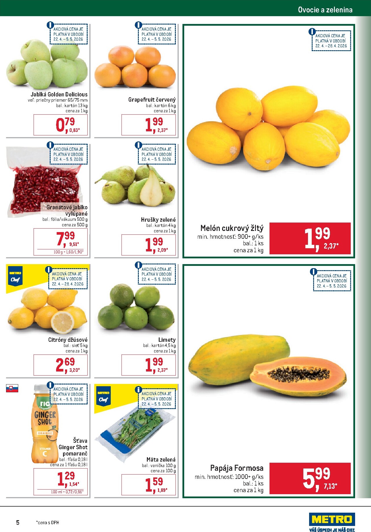 metro - Aktuálny leták Metro - Gastronómia od stredy, 22.04.2026 do utorka, 19.05.2026 - page: 5